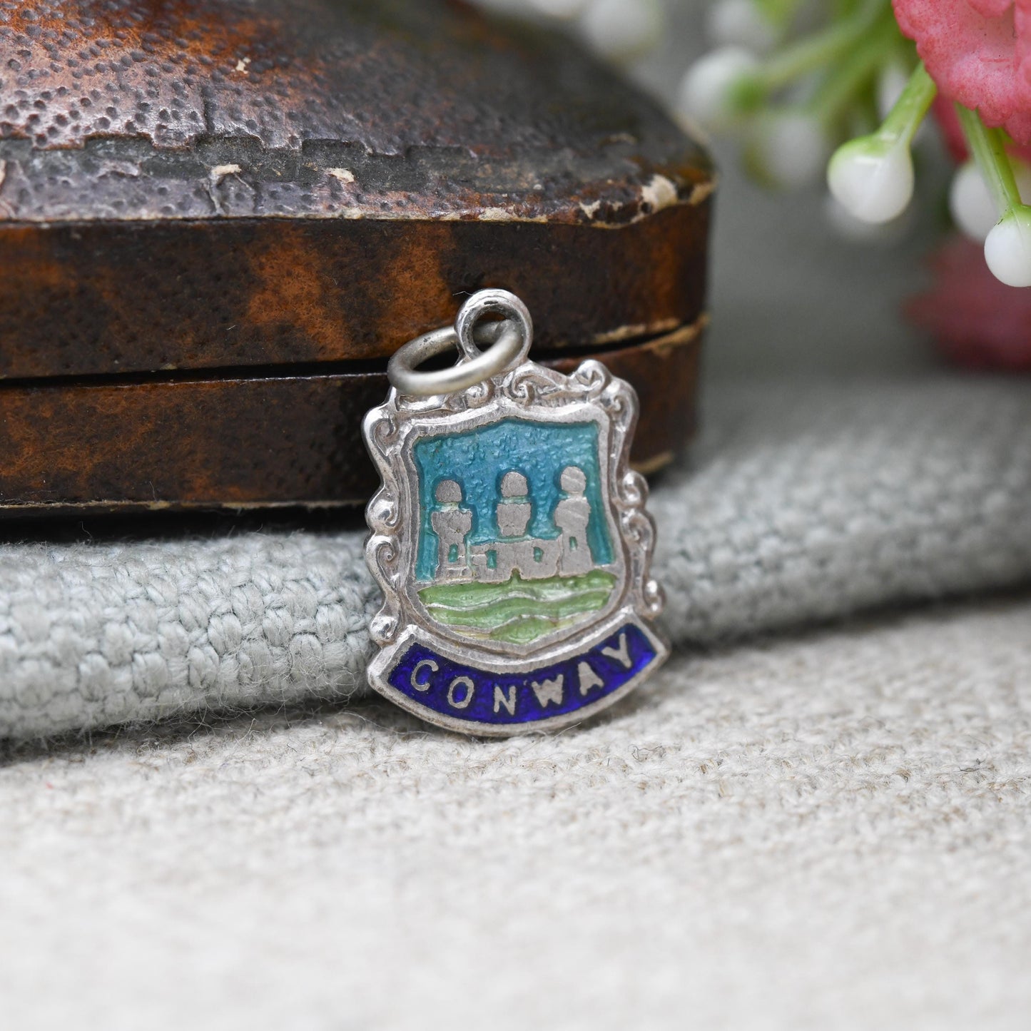 Vintage Sterling Silver Conway Charm Pendant - Ireland | Irish | Souvenir Gift for Charm Bracelet