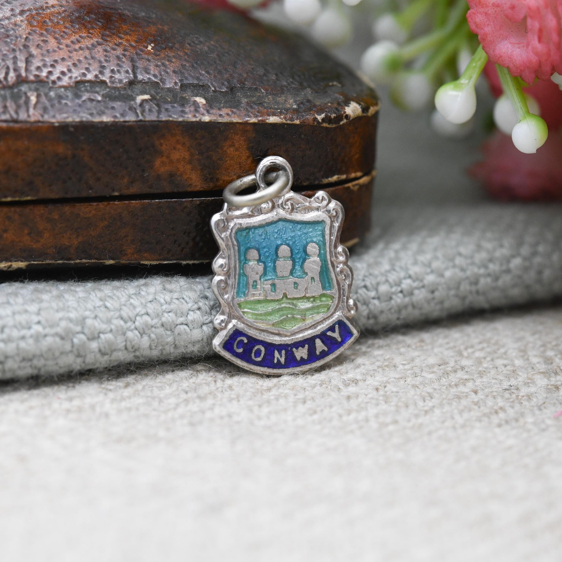 Vintage Sterling Silver Conway Charm Pendant - Ireland | Irish | Souvenir Gift for Charm Bracelet