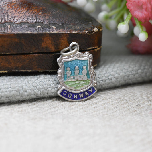 Vintage Sterling Silver Conway Charm Pendant - Ireland | Irish | Souvenir Gift for Charm Bracelet