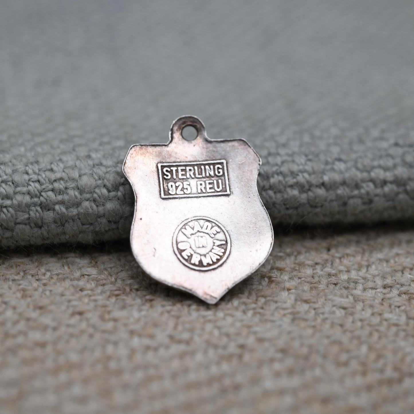 Vintage German .925 Sterling Silver Canada Travel Charm Pendant - Canadian | North America | Souvenir Gift for Charm Bracelet