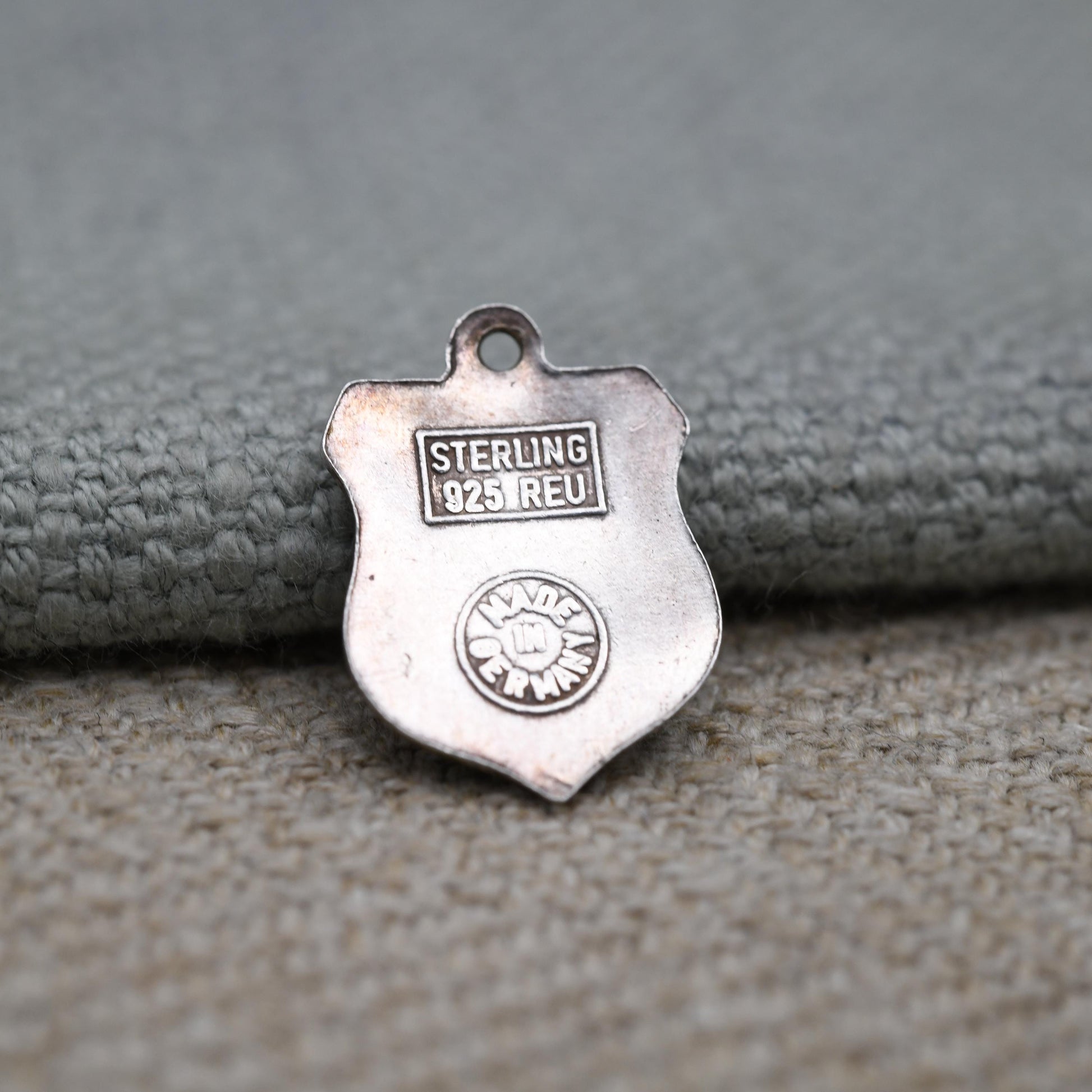 Vintage German .925 Sterling Silver Canada Travel Charm Pendant - Canadian | North America | Souvenir Gift for Charm Bracelet