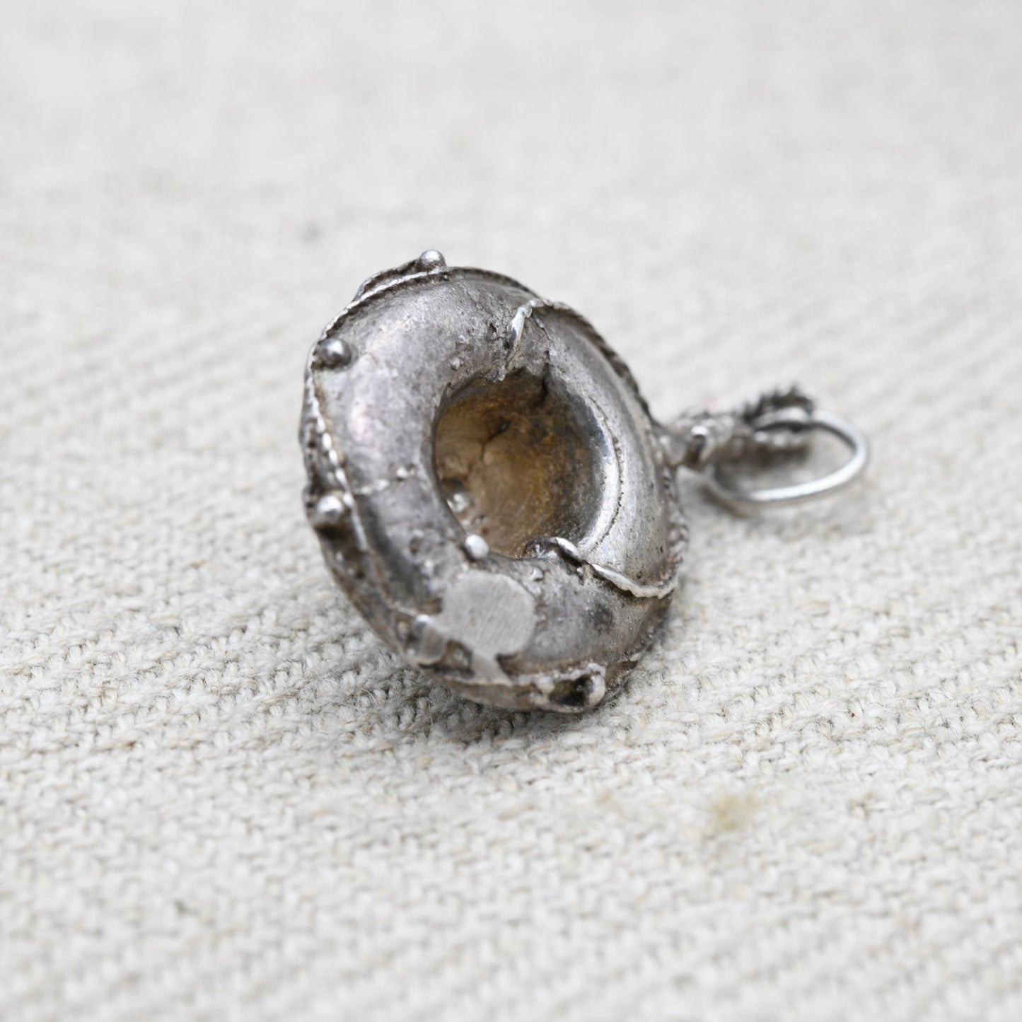 Vintage Sterling Silver Sombrero Hat Charm Pendant - Traditional Mexican Clothing | Mexico | Souvenir Gift for Charm Bracelet