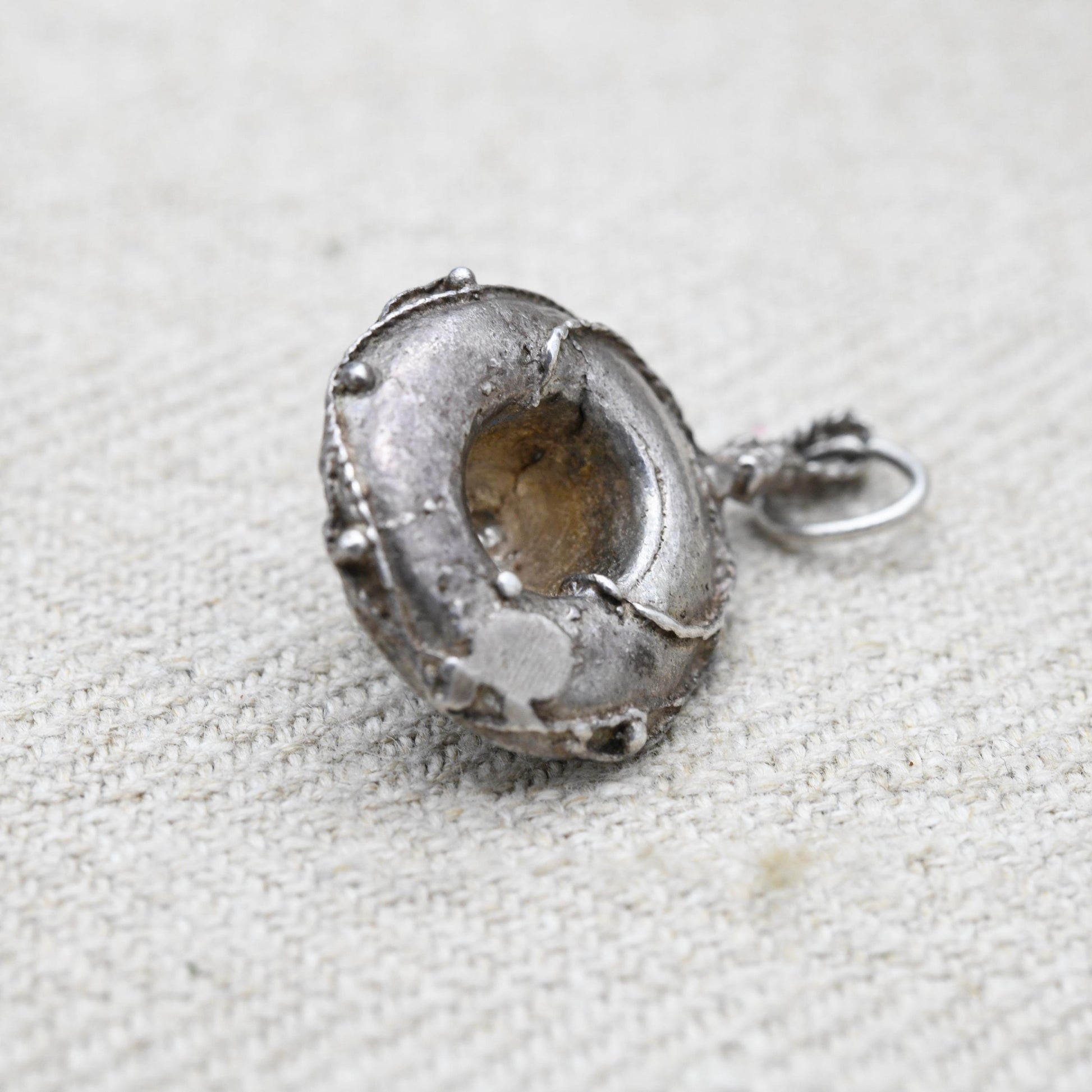 Vintage Sterling Silver Sombrero Hat Charm Pendant - Traditional Mexican Clothing | Mexico | Souvenir Gift for Charm Bracelet
