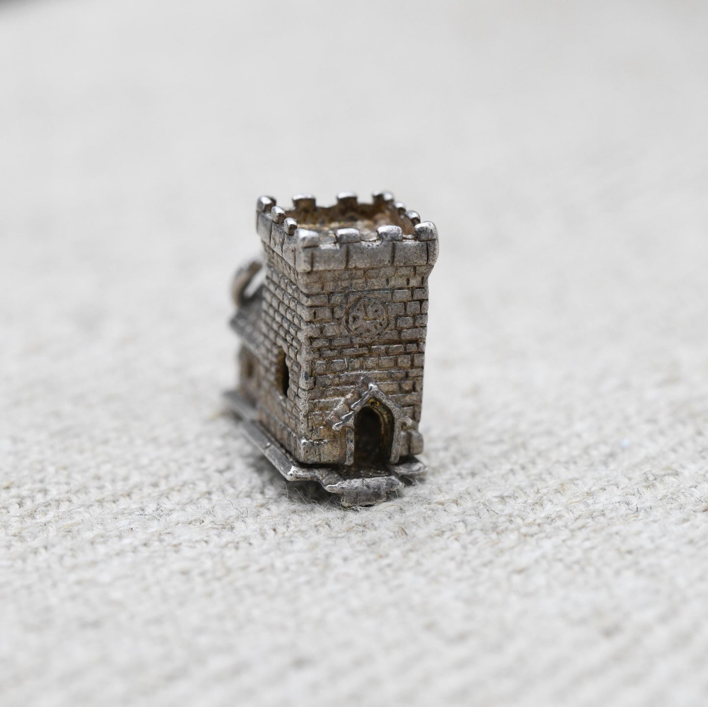 Vintage Sterling Silver Opening Church Wedding Charm Pendant - Wedding Day | Bride and Groom | Alter | Celebration | Gift for Charm Bracelet