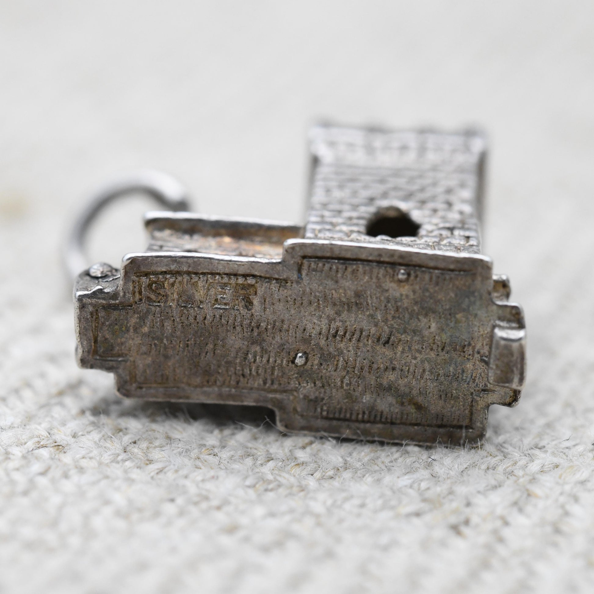 Vintage Sterling Silver Opening Church Wedding Charm Pendant - Wedding Day | Bride and Groom | Alter | Celebration | Gift for Charm Bracelet