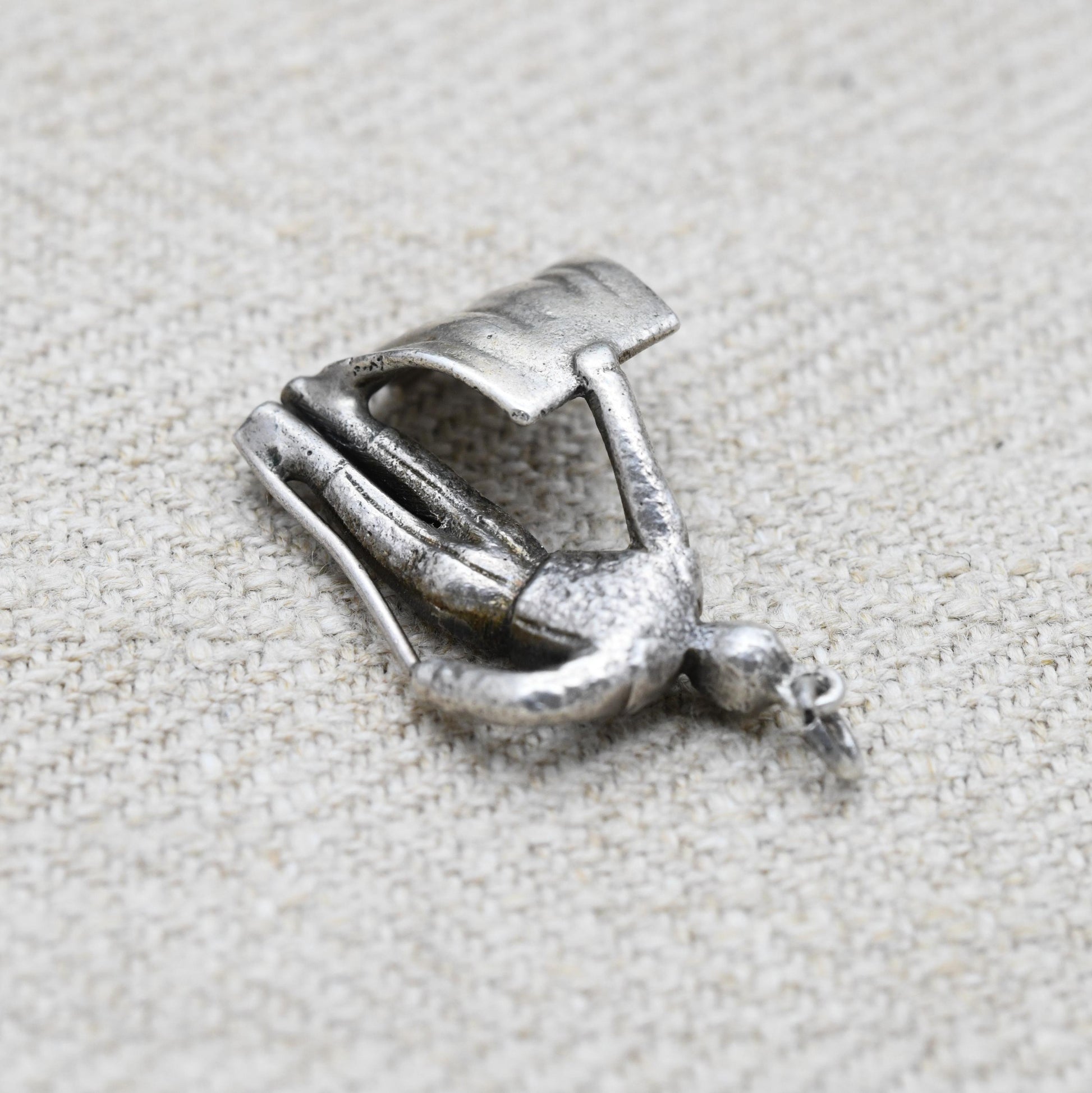 Vintage Sterling Silver Matador Charm Pendant - Spanish Bullfighting | Detailed Man | Spain Souvenir | Gift for Charm Bracelet