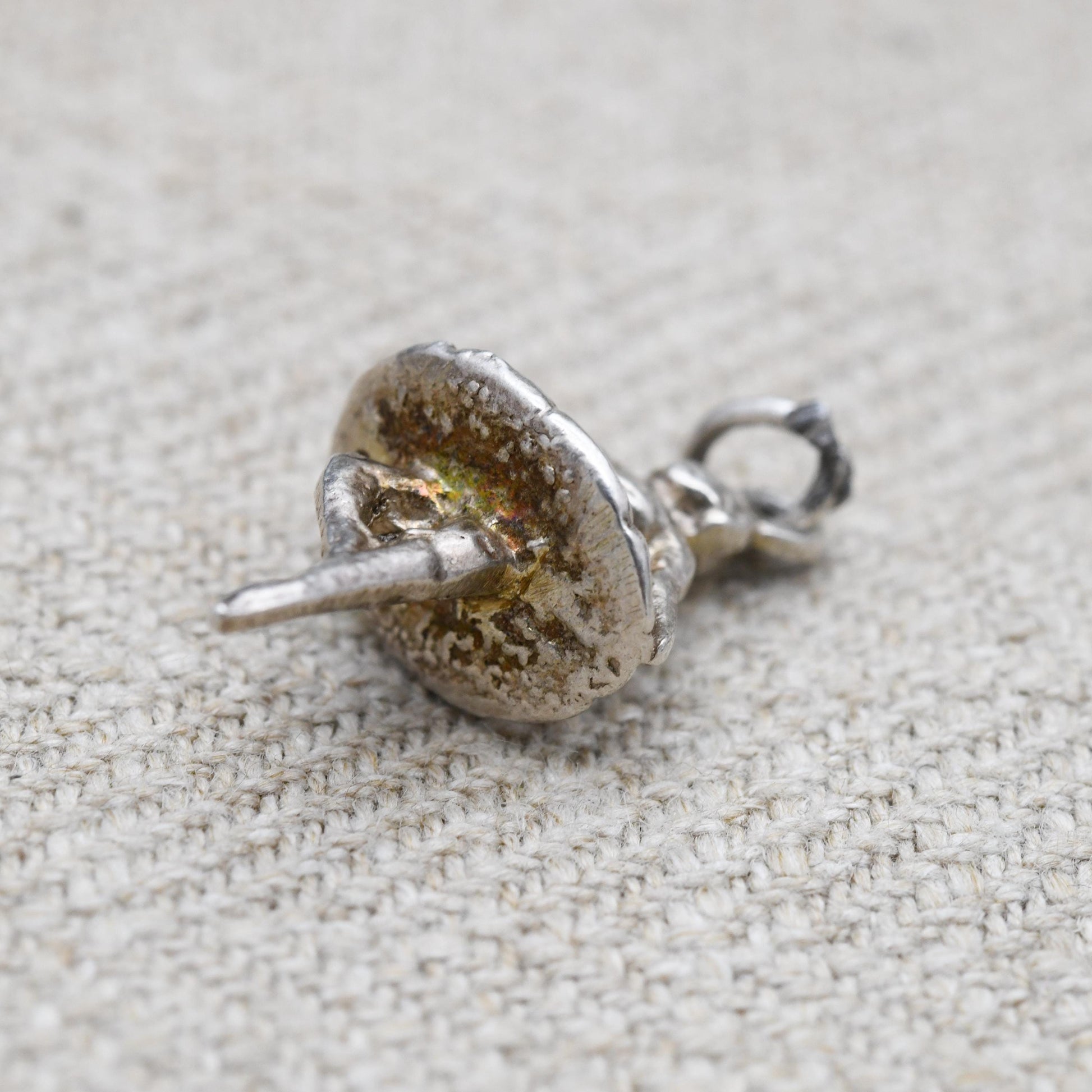 Vintage Sterling Silver Ballet Dancer Pendant - Dancing Girl | Ballerina | Gift for Charm Bracelet