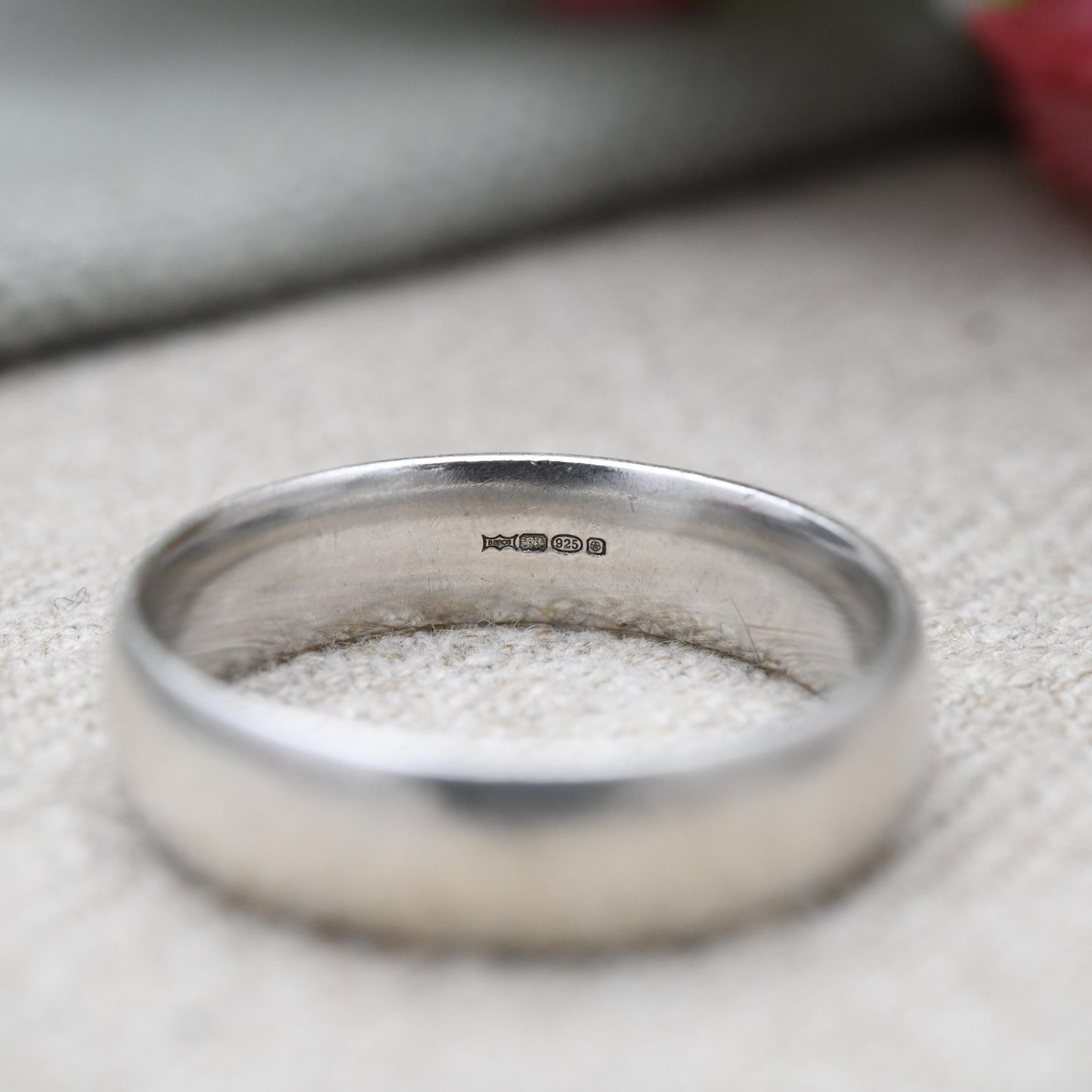 Vintage Sterling Silver Band Ring - Minimalist Band | Stacking Ring | Large Unisex Ring | UK Size - X 1/2 | US Size - 12