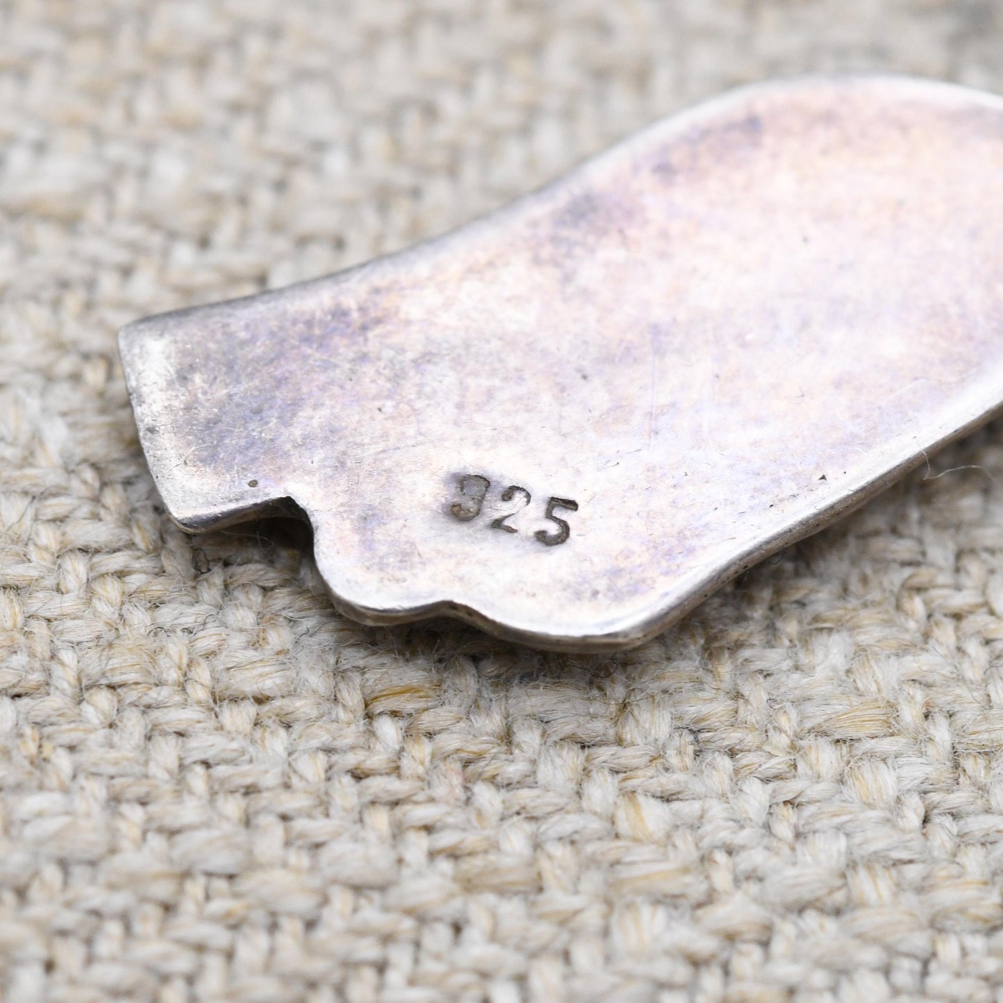 Vintage Sterling Silver Cat Charm Pendant - Novelty Animal Jewellery | Seated Sitting Cat with Ribbon Collar