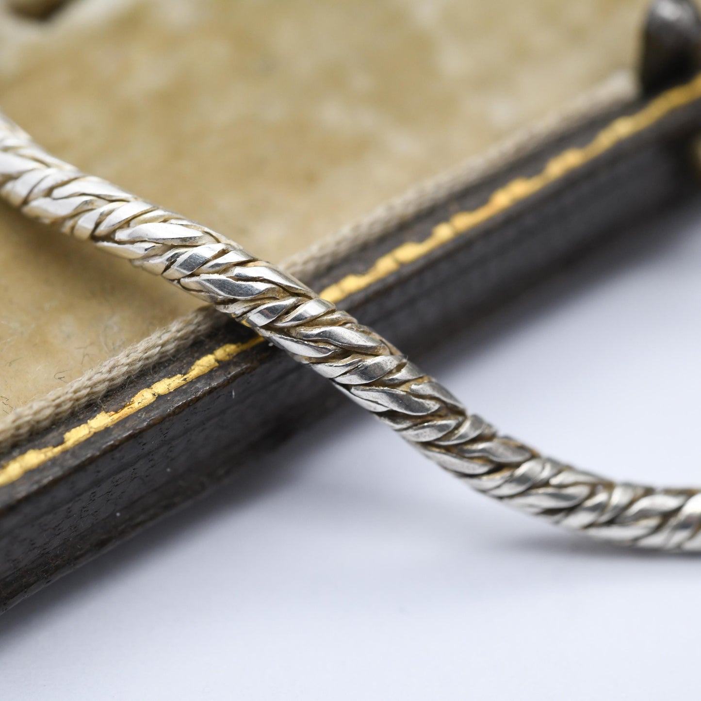 Vintage Sterling Silver Rope Link Bracelet - Unisex | Gift