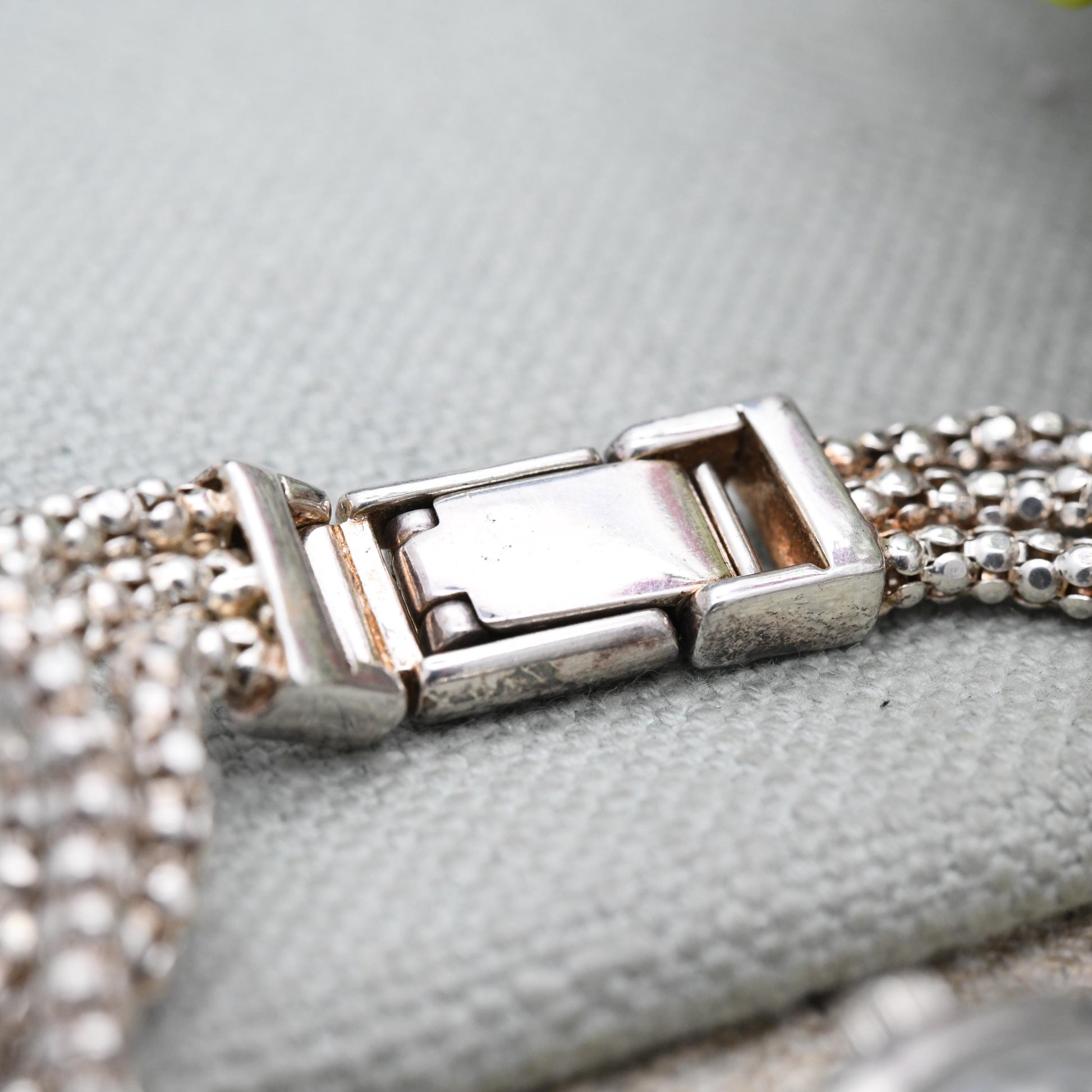 Milor Sterling Silver Precious Time Watch 2005 - Italian Designer | Mother of Pearl | Popcorn Link Bracelet | Quartz Movement | Time Piece