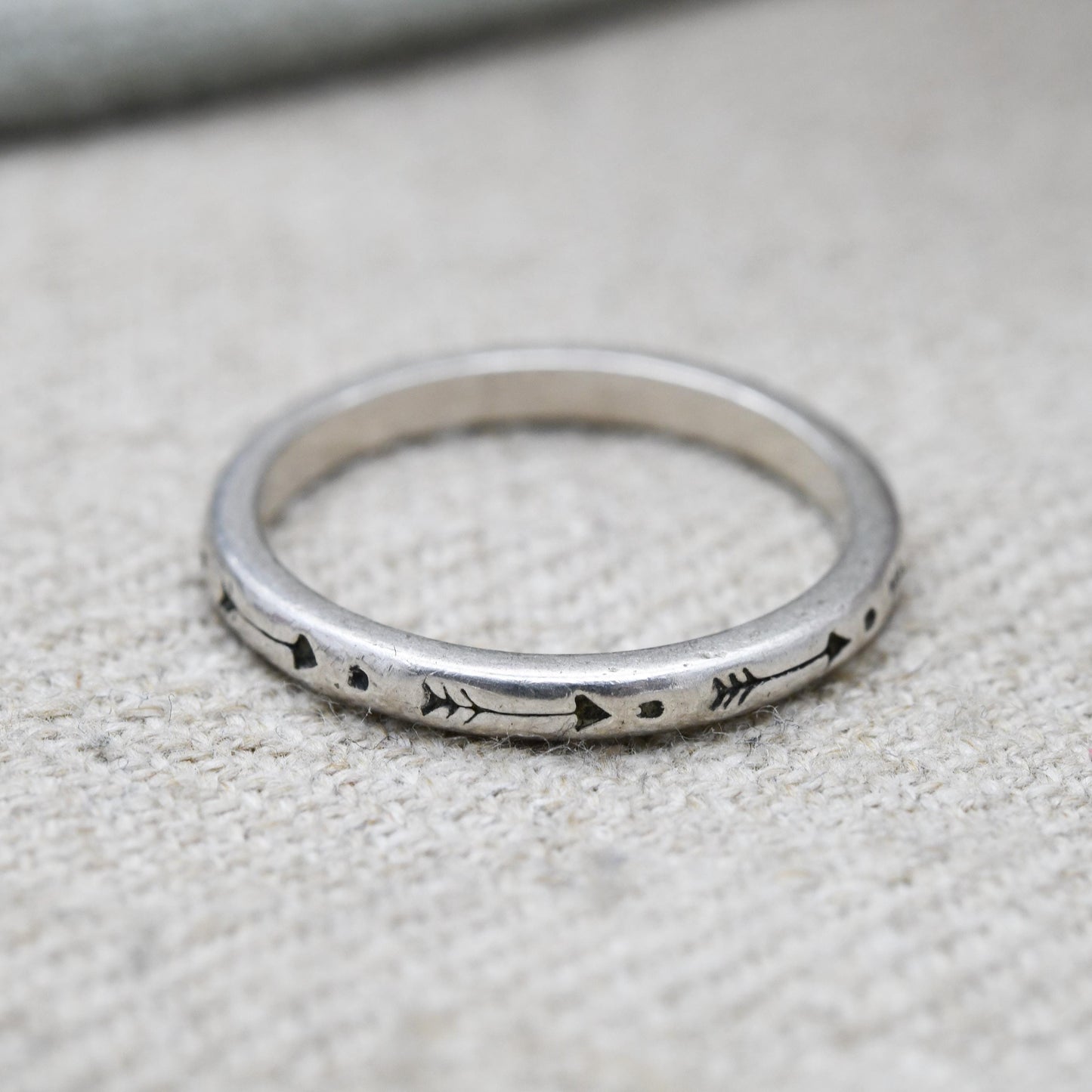 Carolyn Pollack Sterling Silver Ring - Arrows | New Mexico Southwestern Design Old Carlisle Albuquerque | UK Size - R 1/2 US Size - 8 3/4