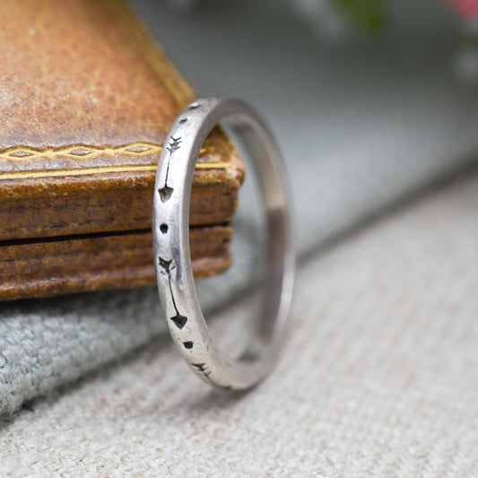 Carolyn Pollack Sterling Silver Ring - Arrows | New Mexico Southwestern Design Old Carlisle Albuquerque | UK Size - R 1/2 US Size - 8 3/4