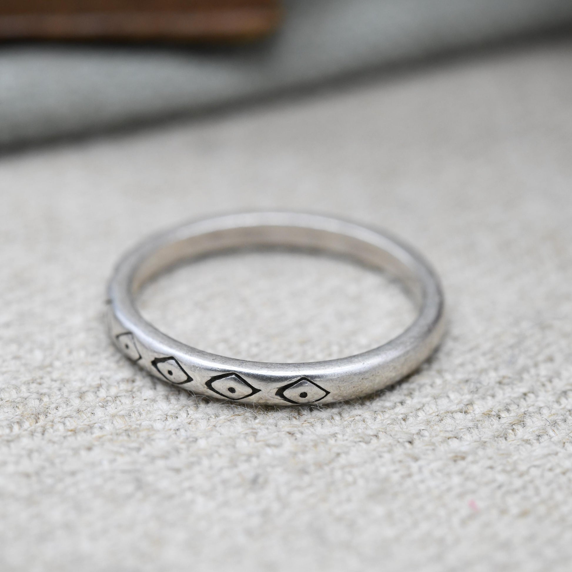 Carolyn Pollack Sterling Silver Ring - New Mexico Southwestern Design Old Carlisle Albuquerque | UK Size - R US Size - 8 3/4