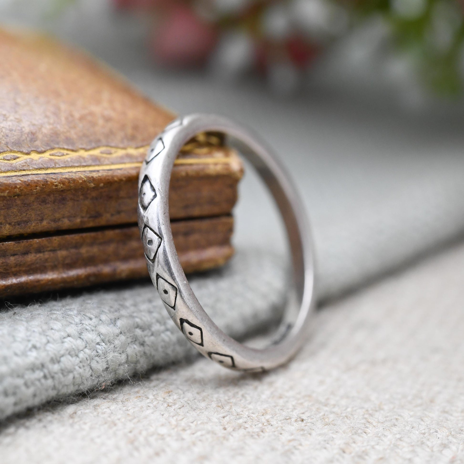 Carolyn Pollack Sterling Silver Ring - New Mexico Southwestern Design Old Carlisle Albuquerque | UK Size - R US Size - 8 3/4