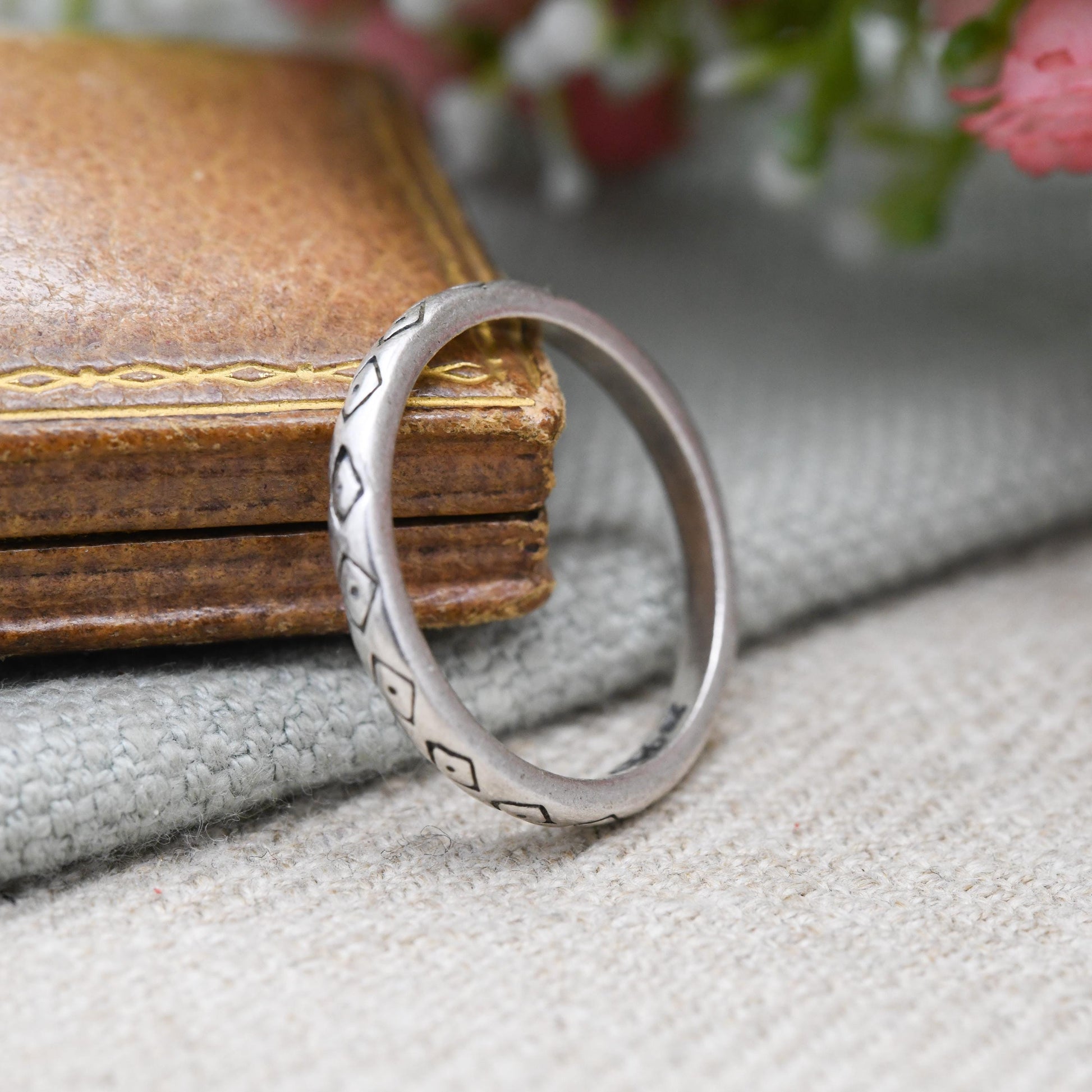Carolyn Pollack Sterling Silver Ring - New Mexico Southwestern Design Old Carlisle Albuquerque | UK Size - R US Size - 8 3/4