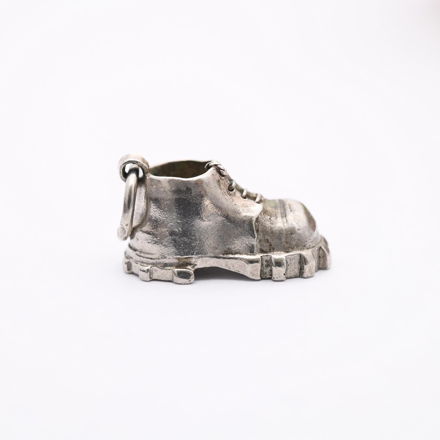 Vintage Sterling Silver Hiking Boot Charm Pendant - Walking Shoe | Boot | Gift for Charm Bracelet
