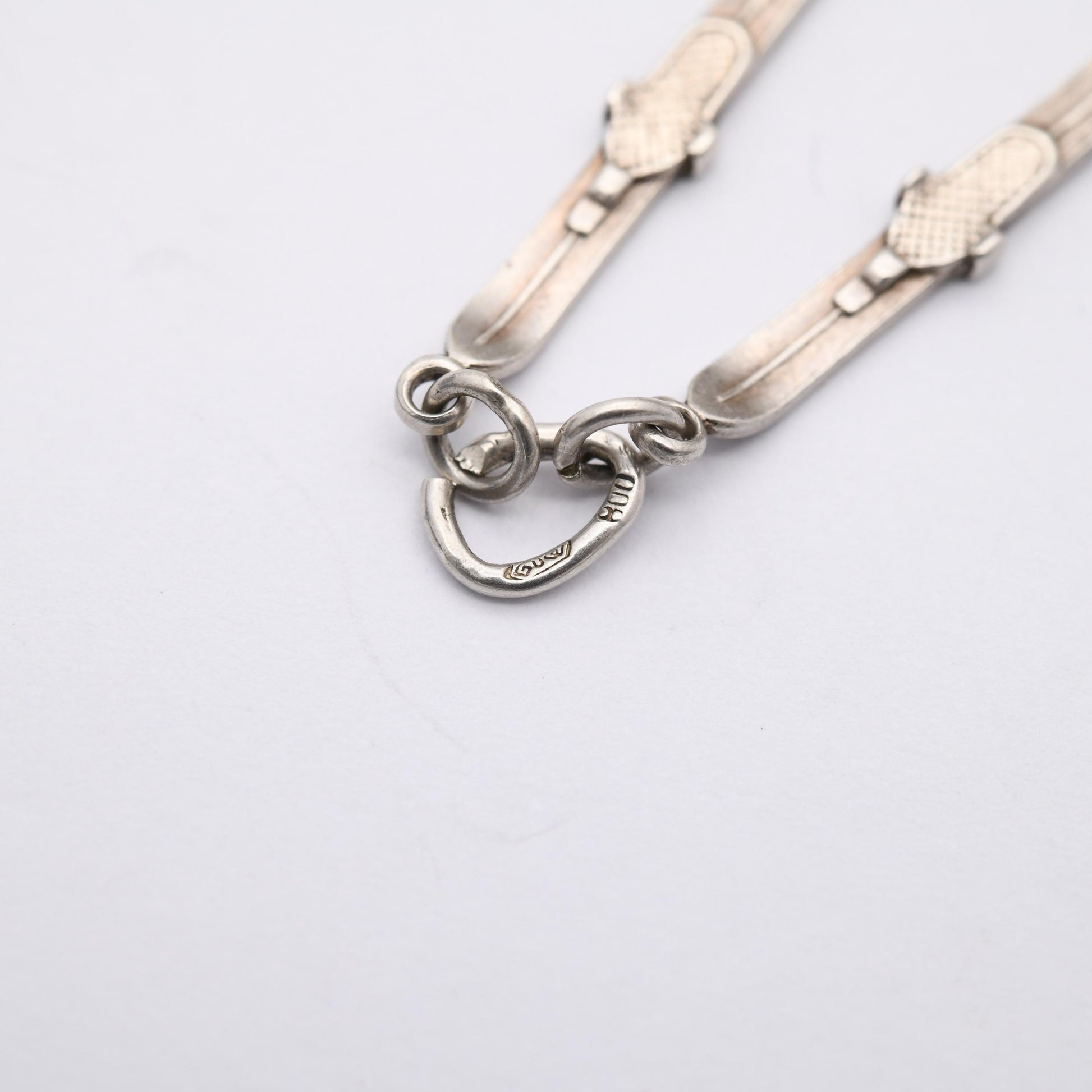 Vintage Sterling Silver Ski's Charm Pendant - Skiing | Ski | Snow Sport | Winter | Gift for Charm Bracelet