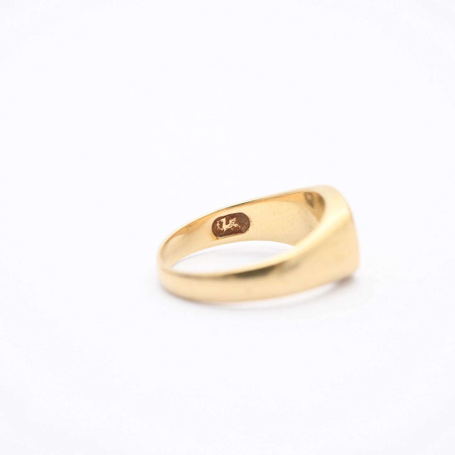 Vintage Royal Clogau 9ct Gold Welsh Dragon Signet Ring - Yellow Gold Fantasy | UK Size - O 1/2 US Size - 7 1/2