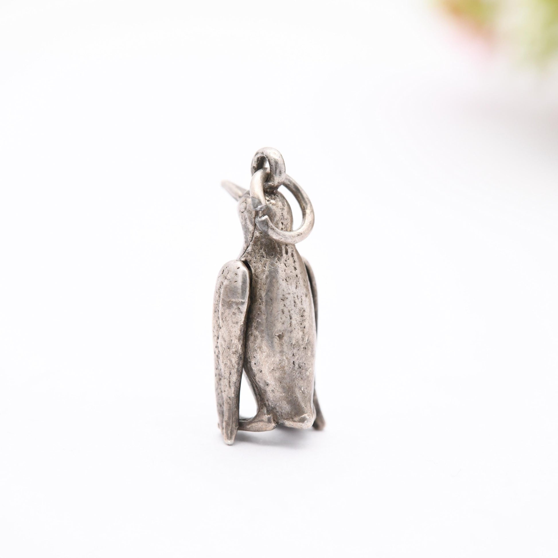 Vintage Sterling Silver Penguin Charm Pendant - Antarctic | South Pole | Emperor Penguin | Gift for Charm Bracelet
