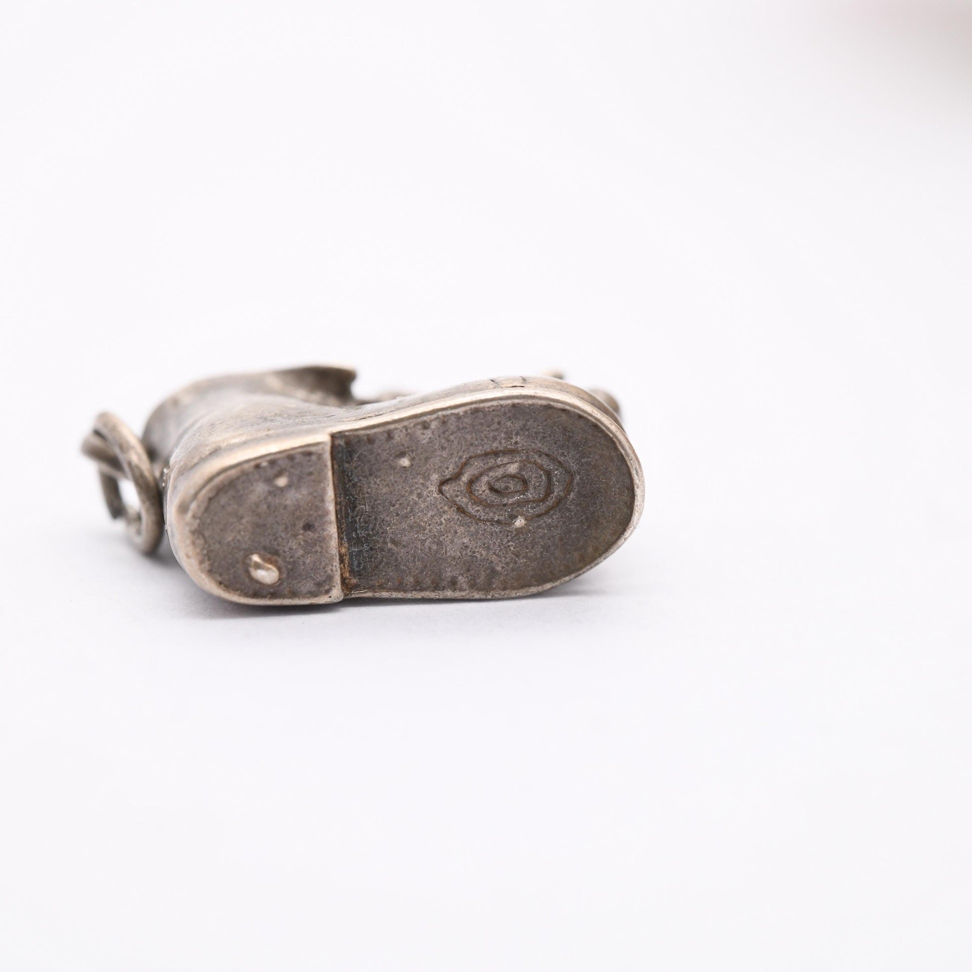 Vintage Sterling Silver Mice and Shoes Charm Pendant - Charming | Old Shoe | Fairytale | Folktale | Gift for Charm Bracelet