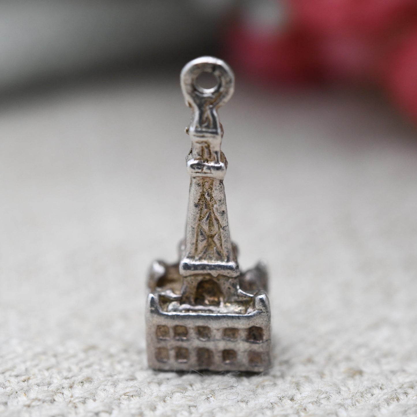 Vintage Sterling Silver Blackpool Tower Charm Pendant - Lancashire | Seaside | Beach Holiday | Souvenir Gift for Charm Bracelet