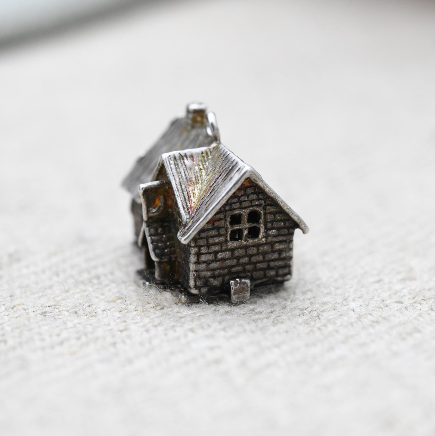 Vintage Sterling Silver Opening Pub Charm Pendant - Public House | Beer | Bar | Drinking | Gift for Charm Bracelet