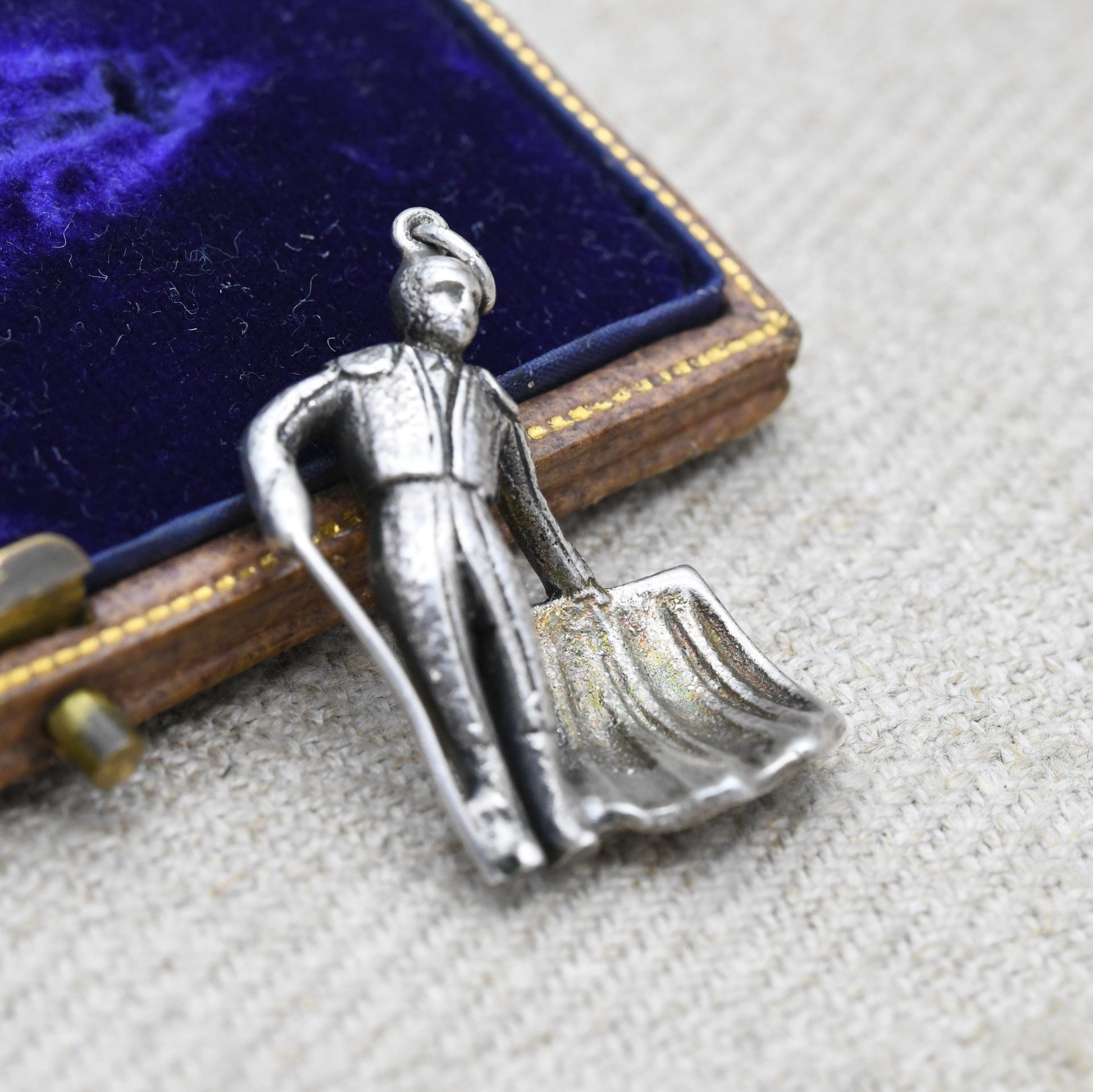 Vintage Sterling Silver Matador Charm Pendant - Spanish Bullfighting | Detailed Man | Spain Souvenir | Gift for Charm Bracelet