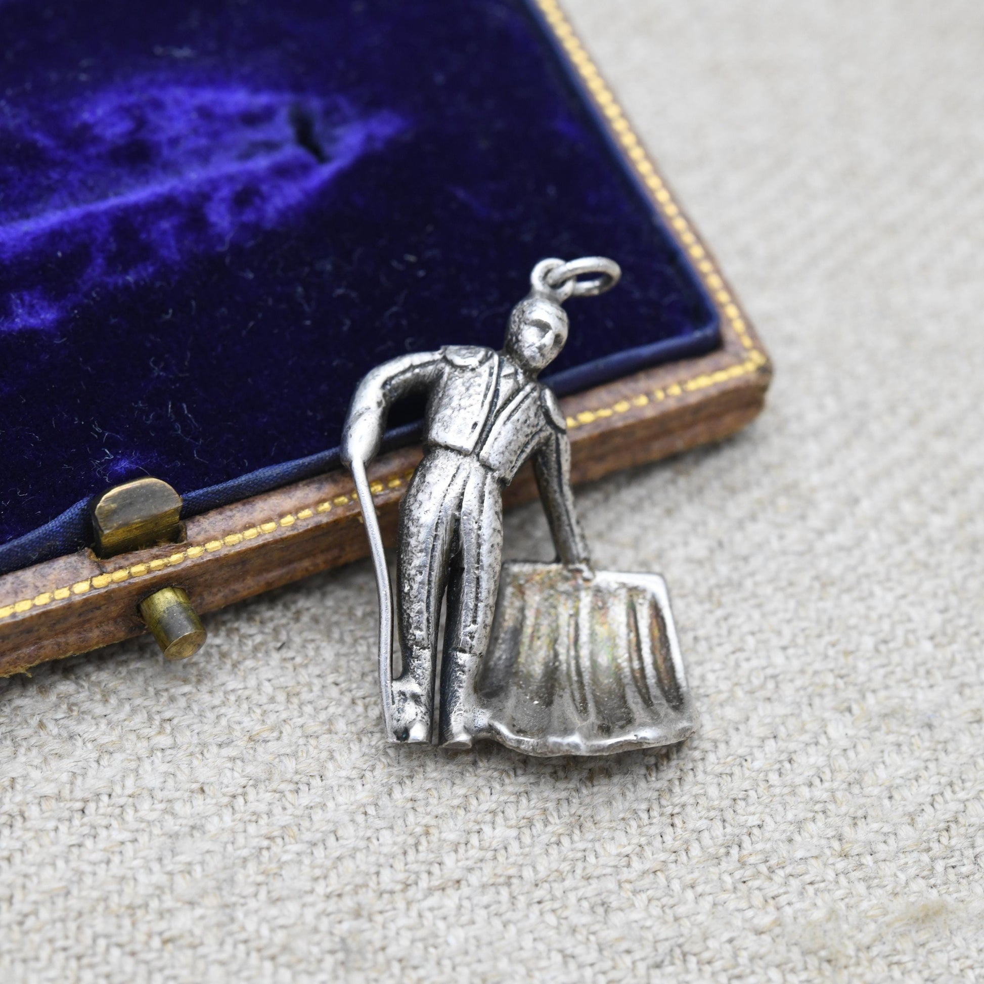 Vintage Sterling Silver Matador Charm Pendant - Spanish Bullfighting | Detailed Man | Spain Souvenir | Gift for Charm Bracelet