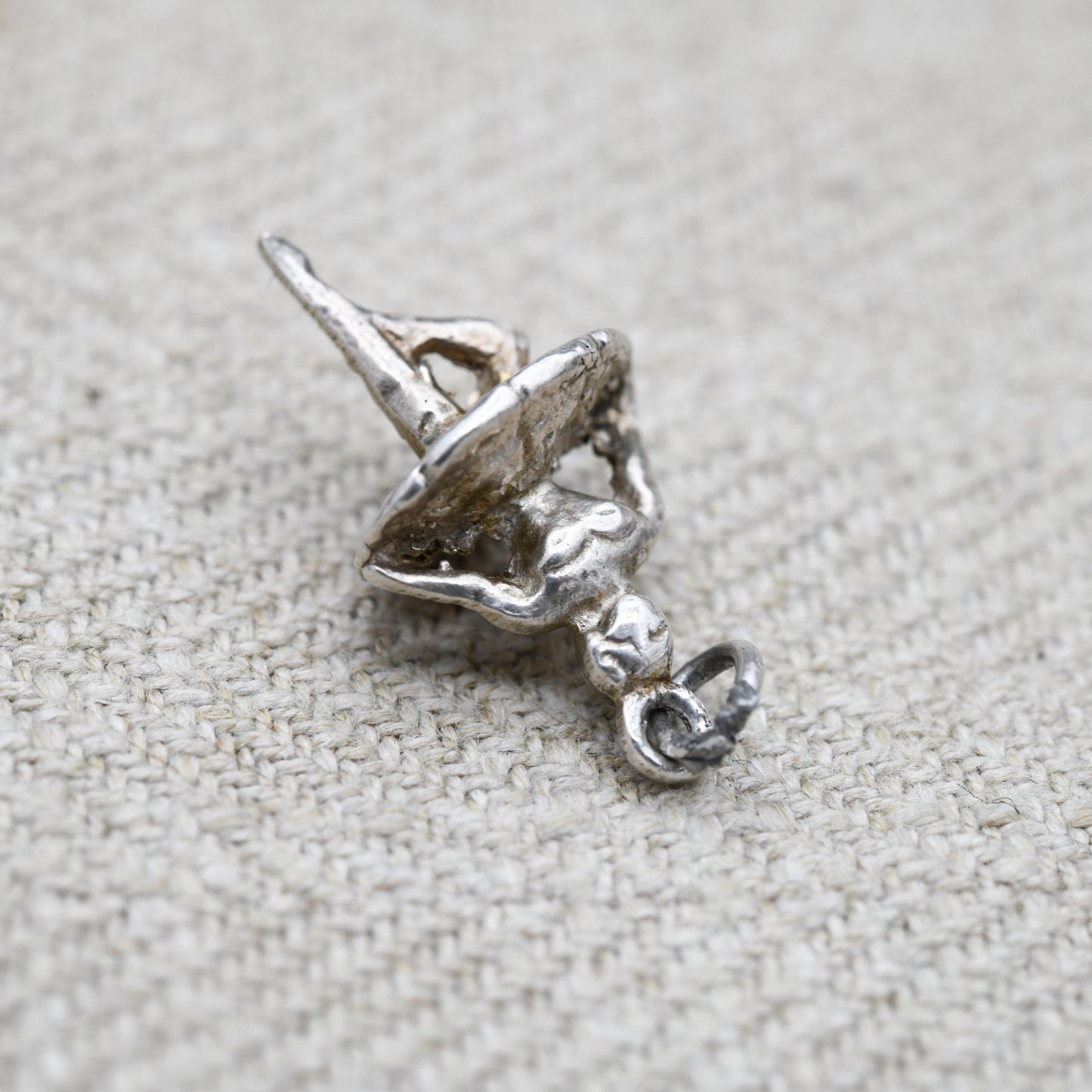 Vintage Sterling Silver Ballet Dancer Pendant - Dancing Girl | Ballerina | Gift for Charm Bracelet