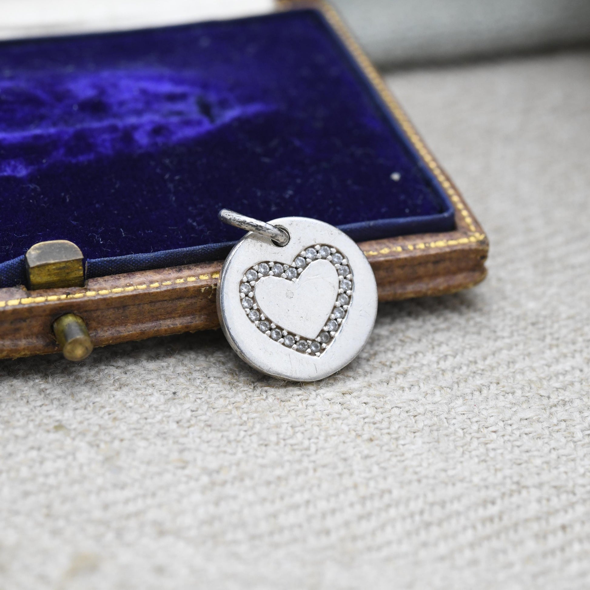 Thomas Sabo Sterling Silver Heart Charm Pendant with Engraved Date