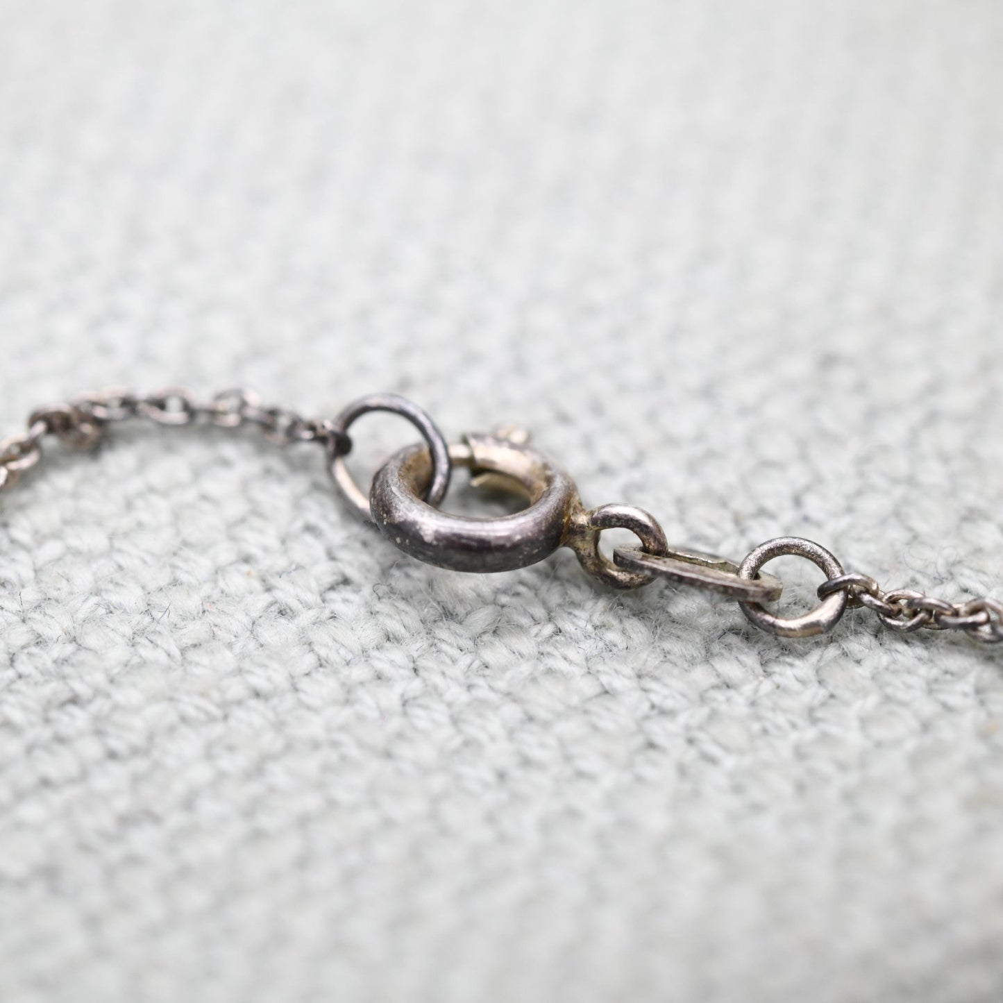 Vintage European Silver Red Stone Necklace and Pendant - Mid-Century | Floral | Milgrain Bezel Setting | Gift for Her | Gift for Him