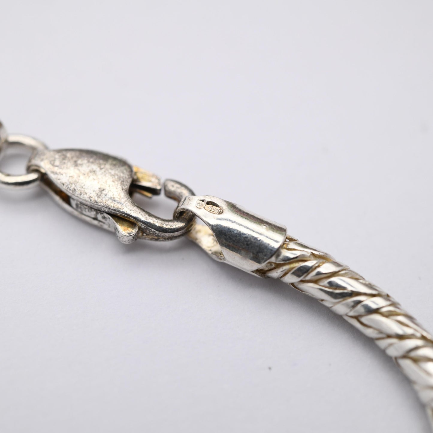 Vintage Sterling Silver Rope Link Bracelet - Unisex | Gift