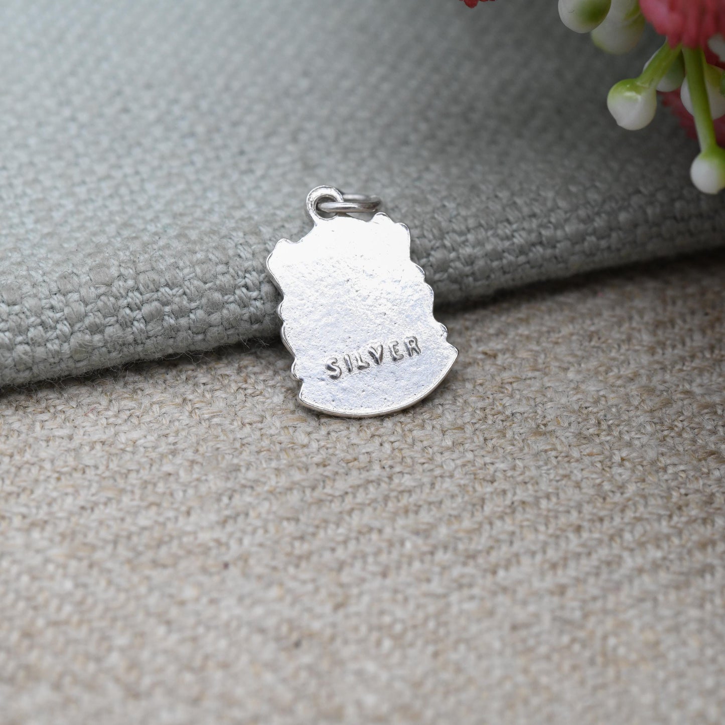 Vintage Sterling Silver Edinburgh Enamel Souvenir Shield Charm Pendant - Scotland | Scottish | Souvenir Gift for Charm Bracelet