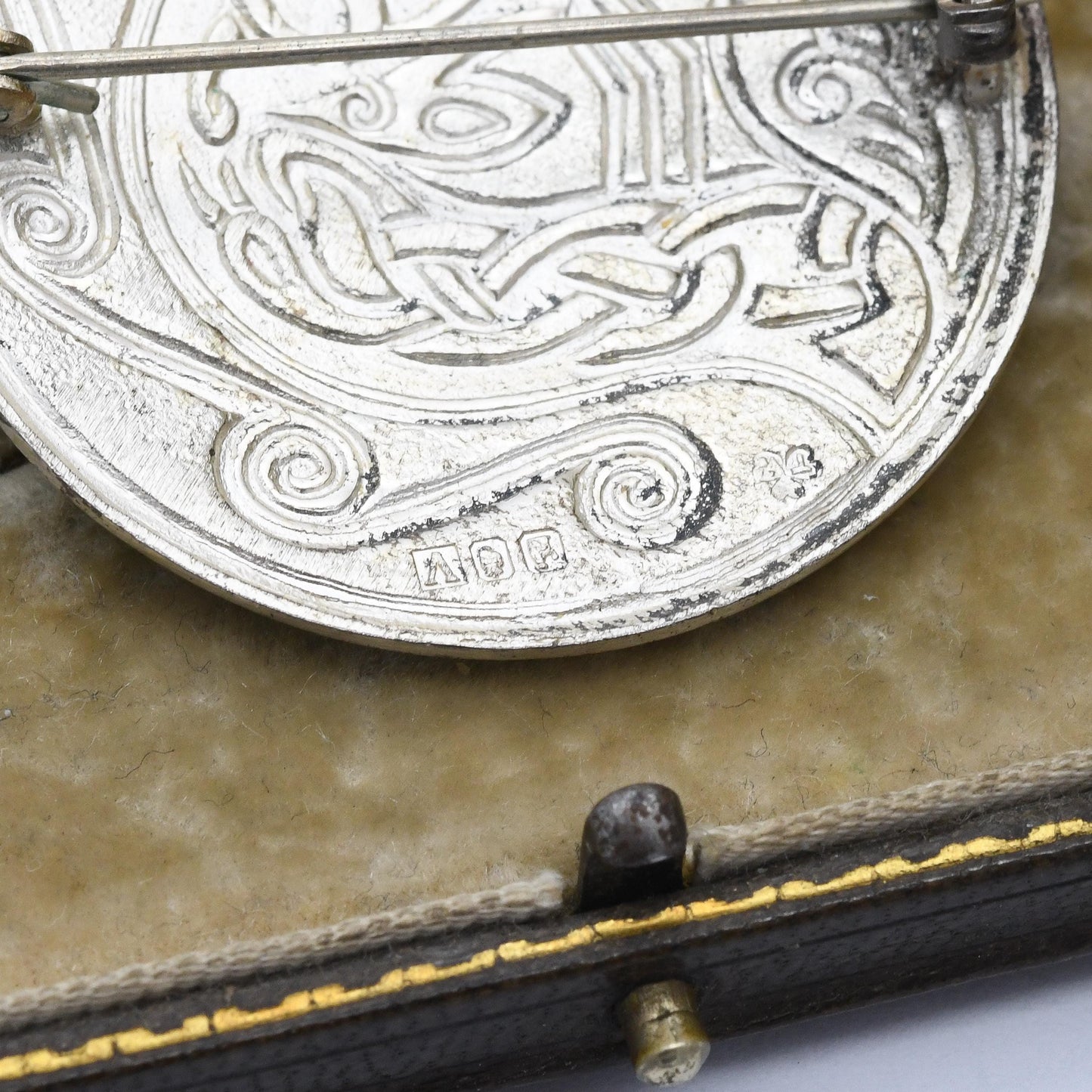 Vintage Irish Sterling Silver Brooch Tara Ware Book of Kells 1963 - Bright Colourful Enamel | Signed Designer Jewellery | Dublin Hallmarks