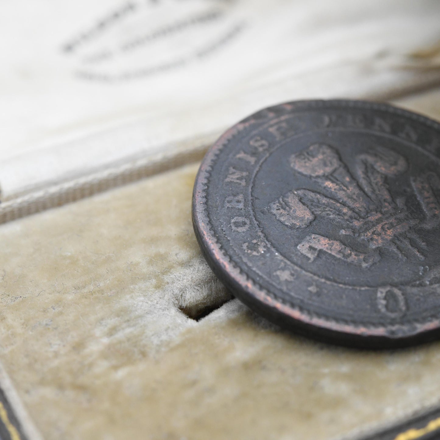 Antique 1812 Scorrier House Copper Coin Provincial Token - Cornish Penny Georgian Merchant Coinage | John Williams Emergency Money