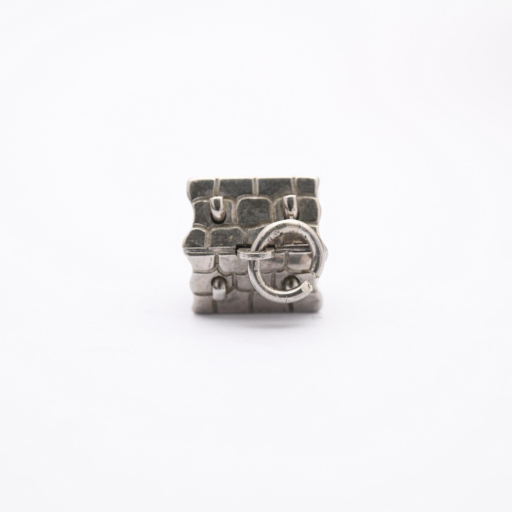 Vintage 800 Silver Swiss Chalet Charm Pendant - Alps | Skiing Chalet | German House | Stilts | Gift for Charm Bracelet