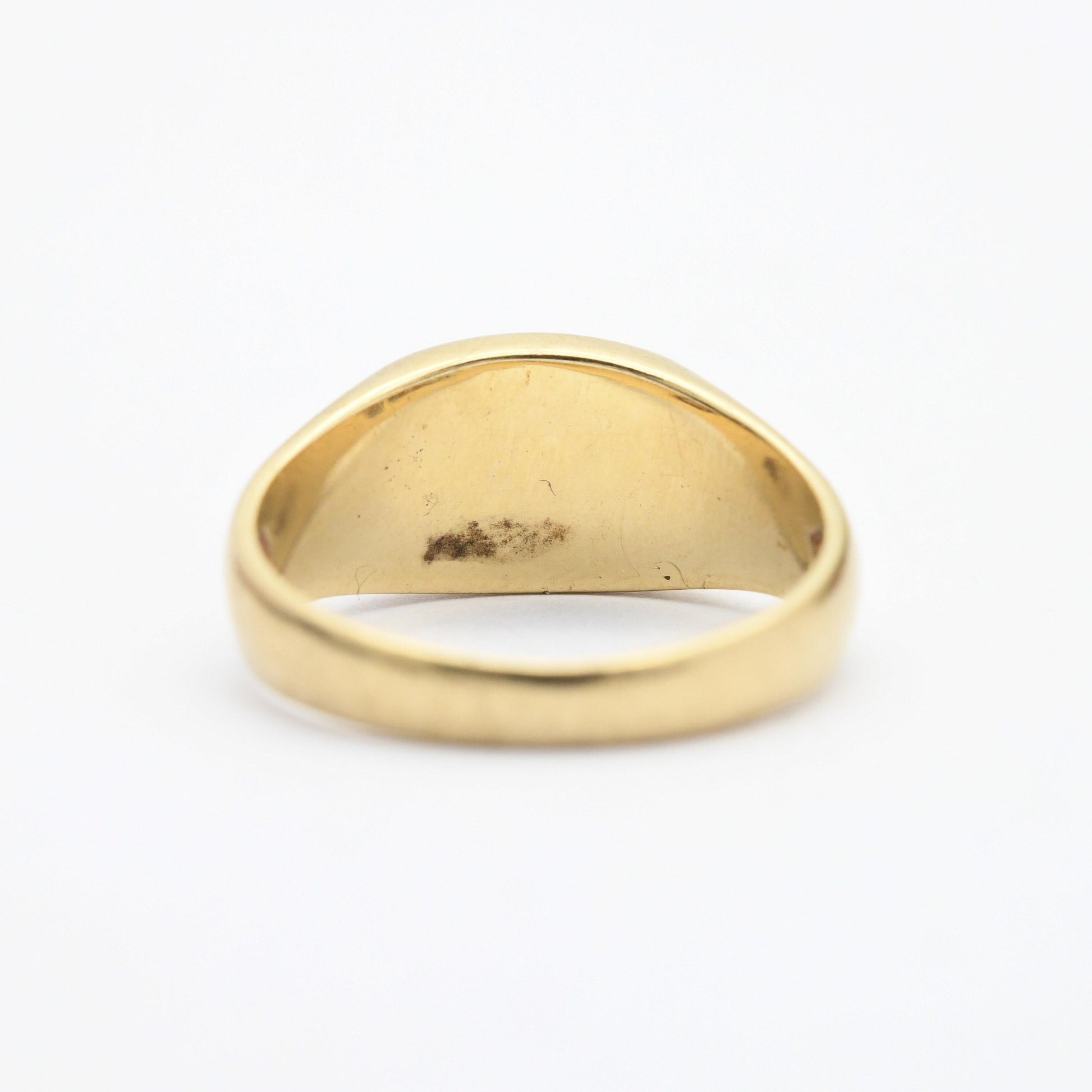 Vintage Royal Clogau 9ct Gold Welsh Dragon Signet Ring - Yellow Gold Fantasy | UK Size - O 1/2 US Size - 7 1/2