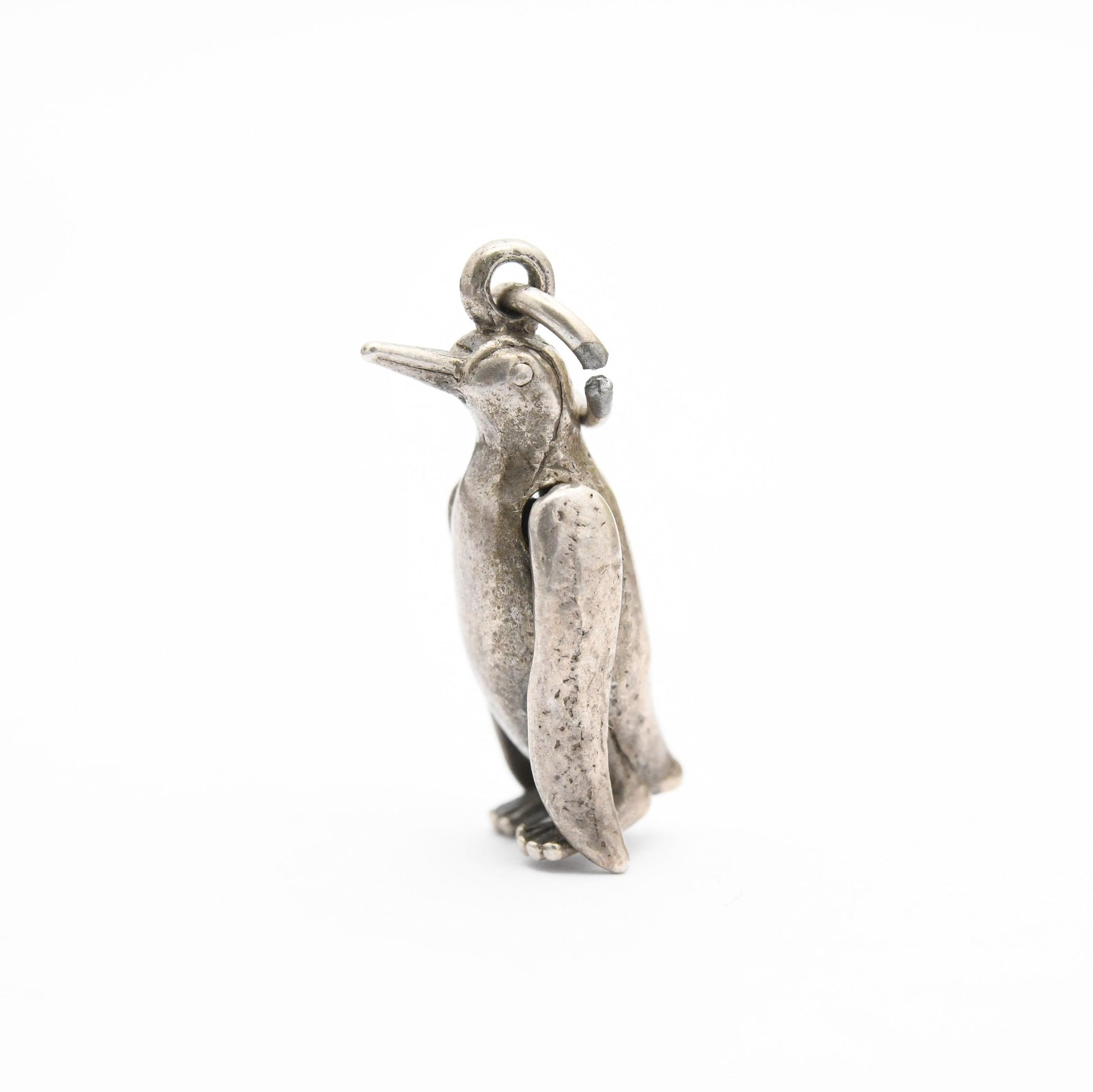 Vintage Sterling Silver Penguin Charm Pendant - Antarctic | South Pole | Emperor Penguin | Gift for Charm Bracelet