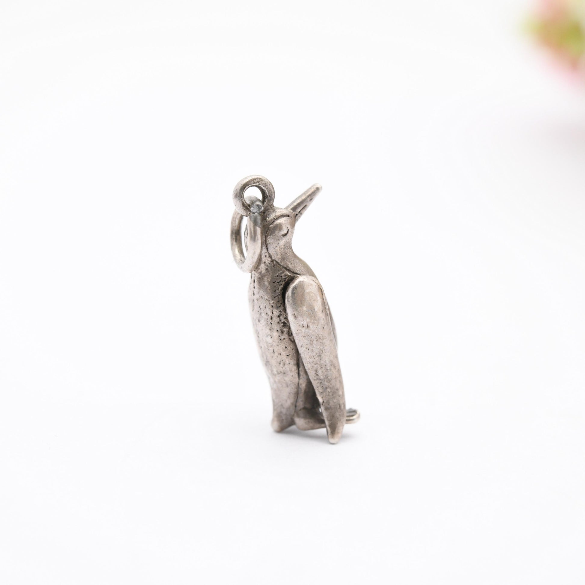 Vintage Sterling Silver Penguin Charm Pendant - Antarctic | South Pole | Emperor Penguin | Gift for Charm Bracelet
