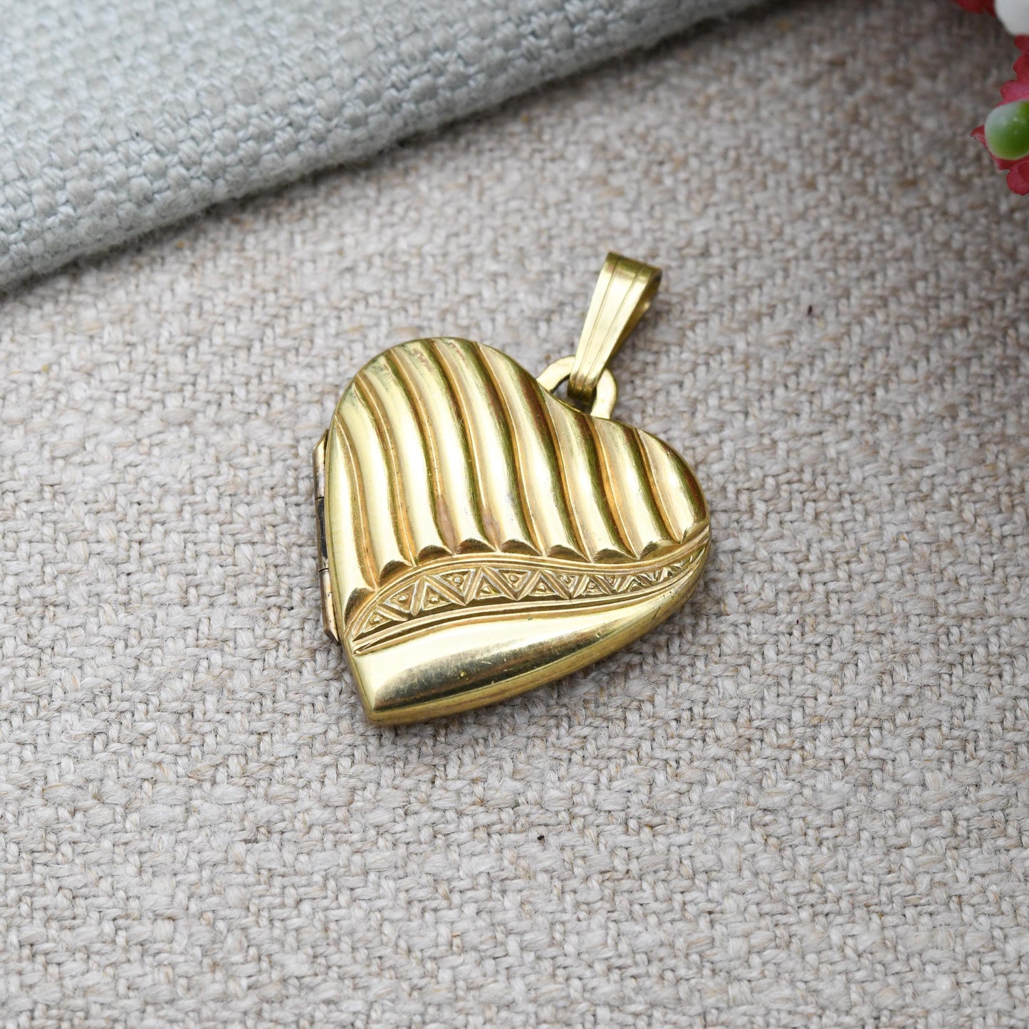 Vintage 14ct Rolled Gold Heart Locket By Kordes and Lichtenfels K&L - Mid-Century Photo Pendant Necklace c. 1960s Jewellery Gift for Her