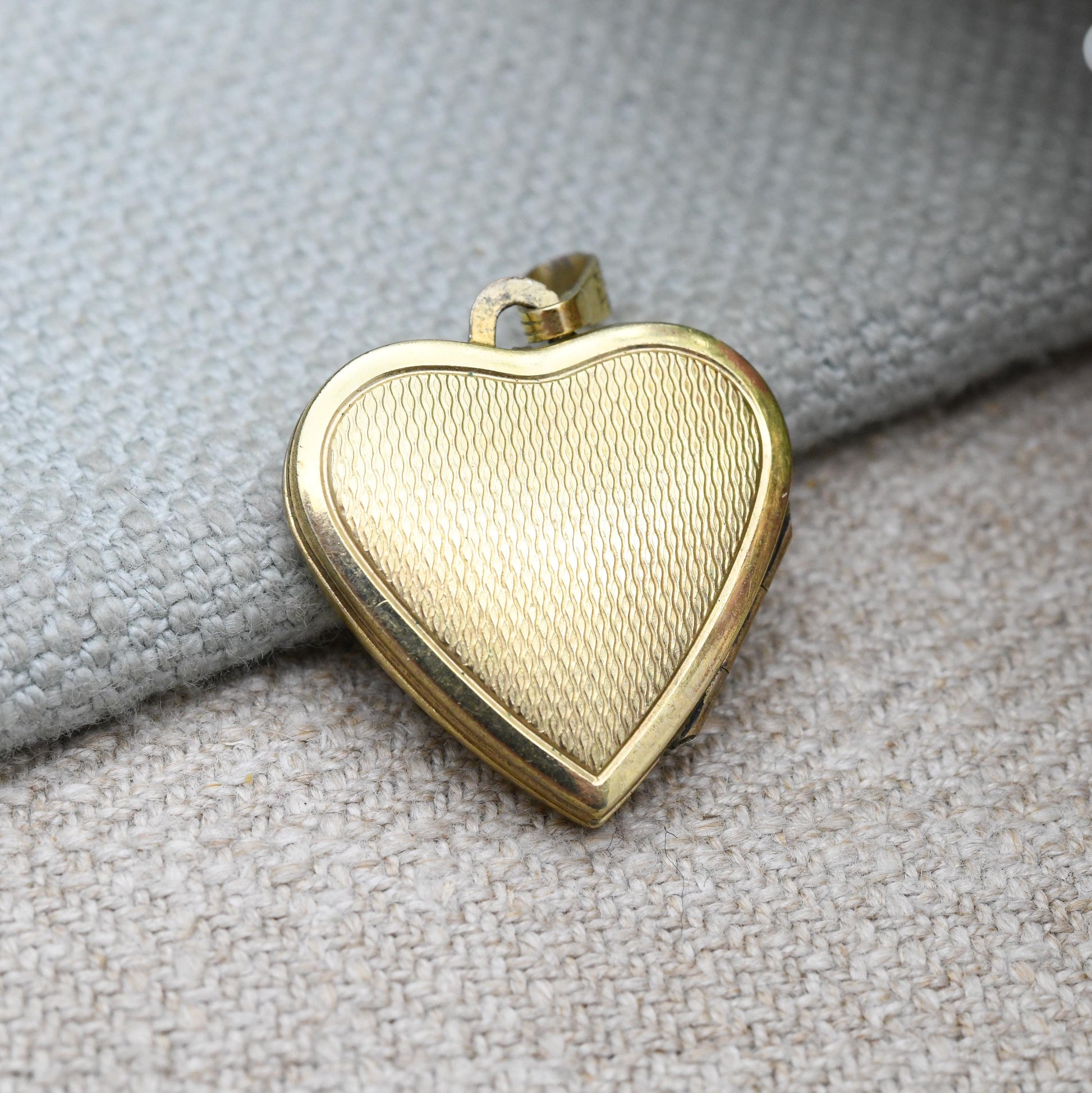Vintage 14ct Rolled Gold Heart Locket By Kordes and Lichtenfels K&L - Mid-Century Photo Pendant Necklace c. 1960s Jewellery Gift for Her