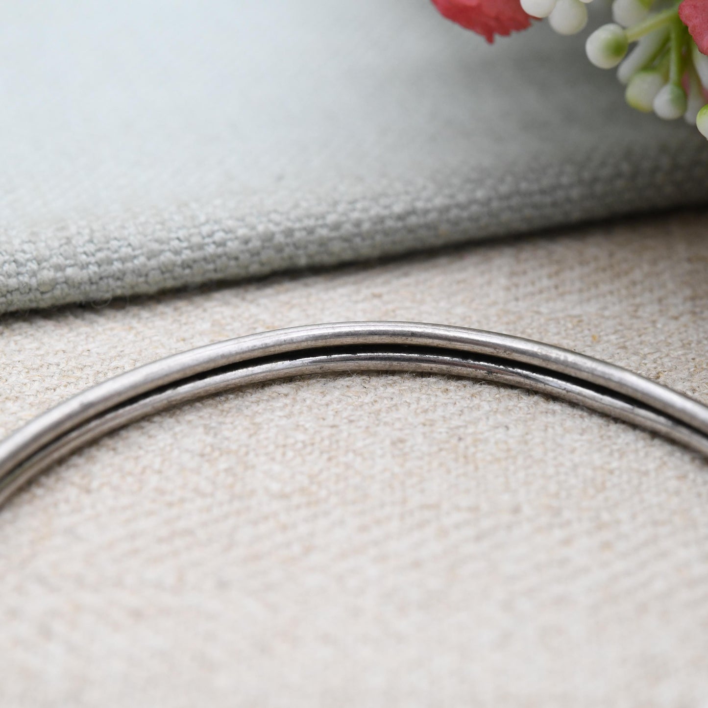 Sterling Silver Opening Celtic CZ Bangle Bracelet - with Solitaire CZ | Openwork Knot Design | Gift for Her