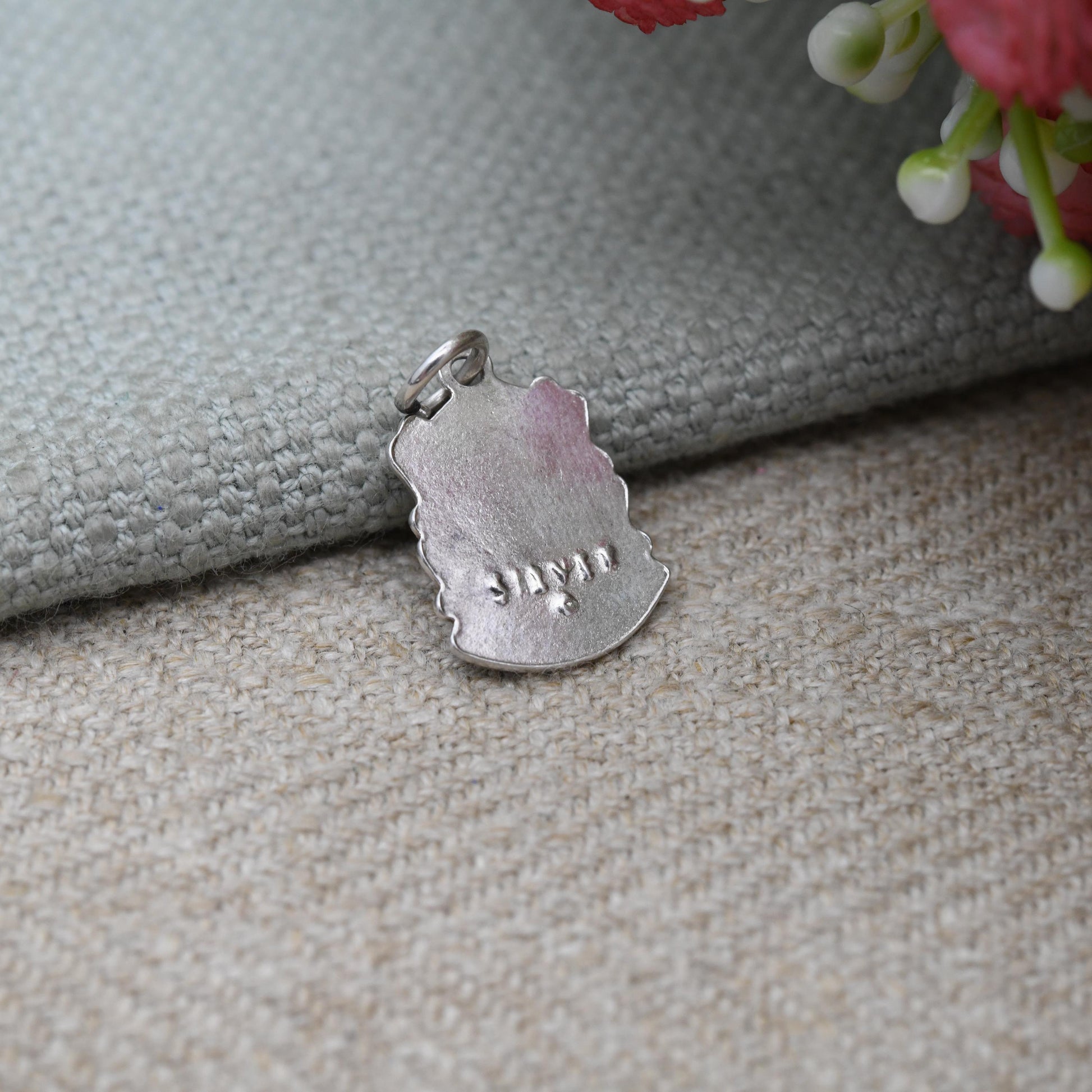 Vintage Sterling Silver Berwick-upon-Tweed Enamel Souvenir Shield Charm - England | Northumberland | Souvenir Gift for Charm Bracelet