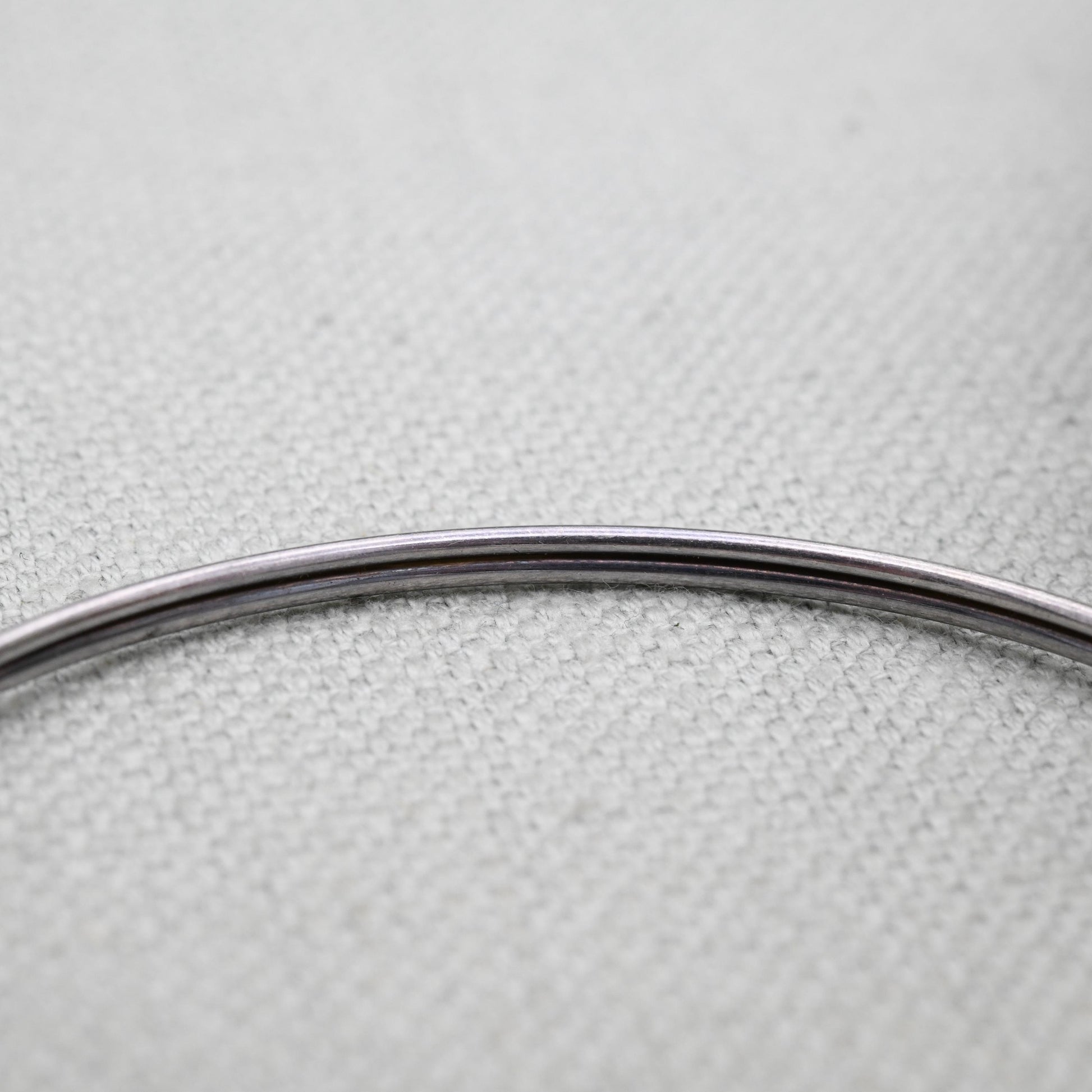 Sterling Silver Celtic Mackintosh Bangle Bracelet – Scottish Design | Hinge Opening | Openwork Art Nouveau Style | Gift for Her