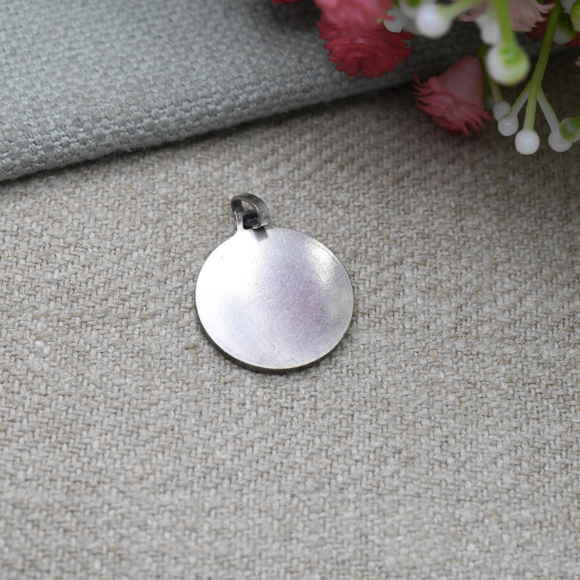 Vintage Sterling Silver St George and the Dragon Charm Pendant - Raised Relief | Souvenir Gift for Charm Bracelet