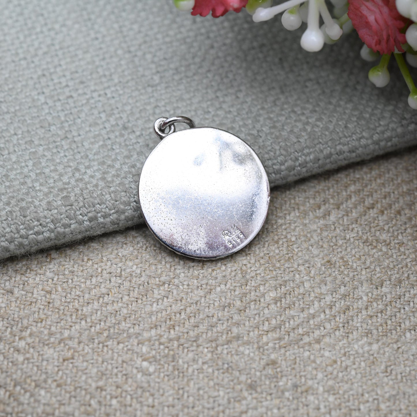 Vintage Sterling Silver Niagara Falls Souvenir Charm Pendant RJL - American Canadian Travel Token | Gift for Charm Bracelet Scrap Book