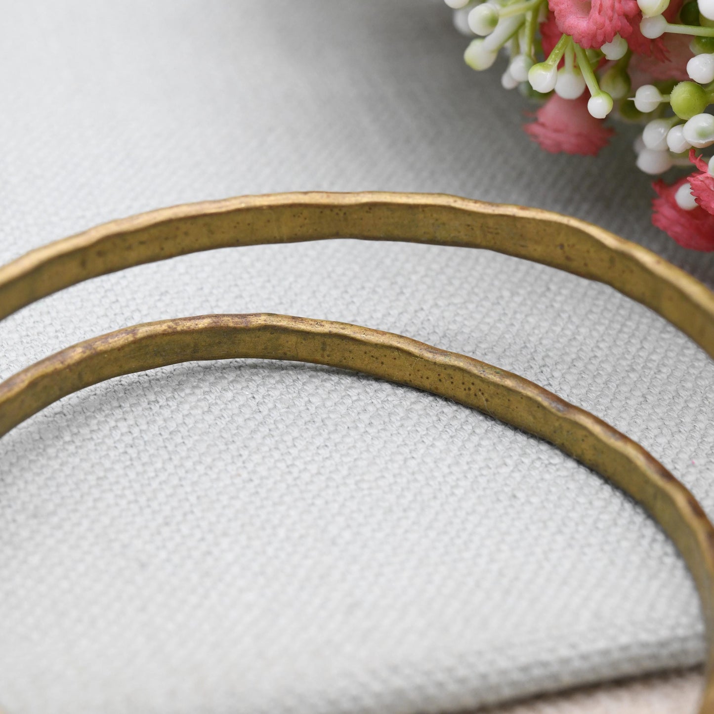 Antique Art Deco Egyptian Revival Coiled Snake Bangle or Armlet with Blue and Red Enamel