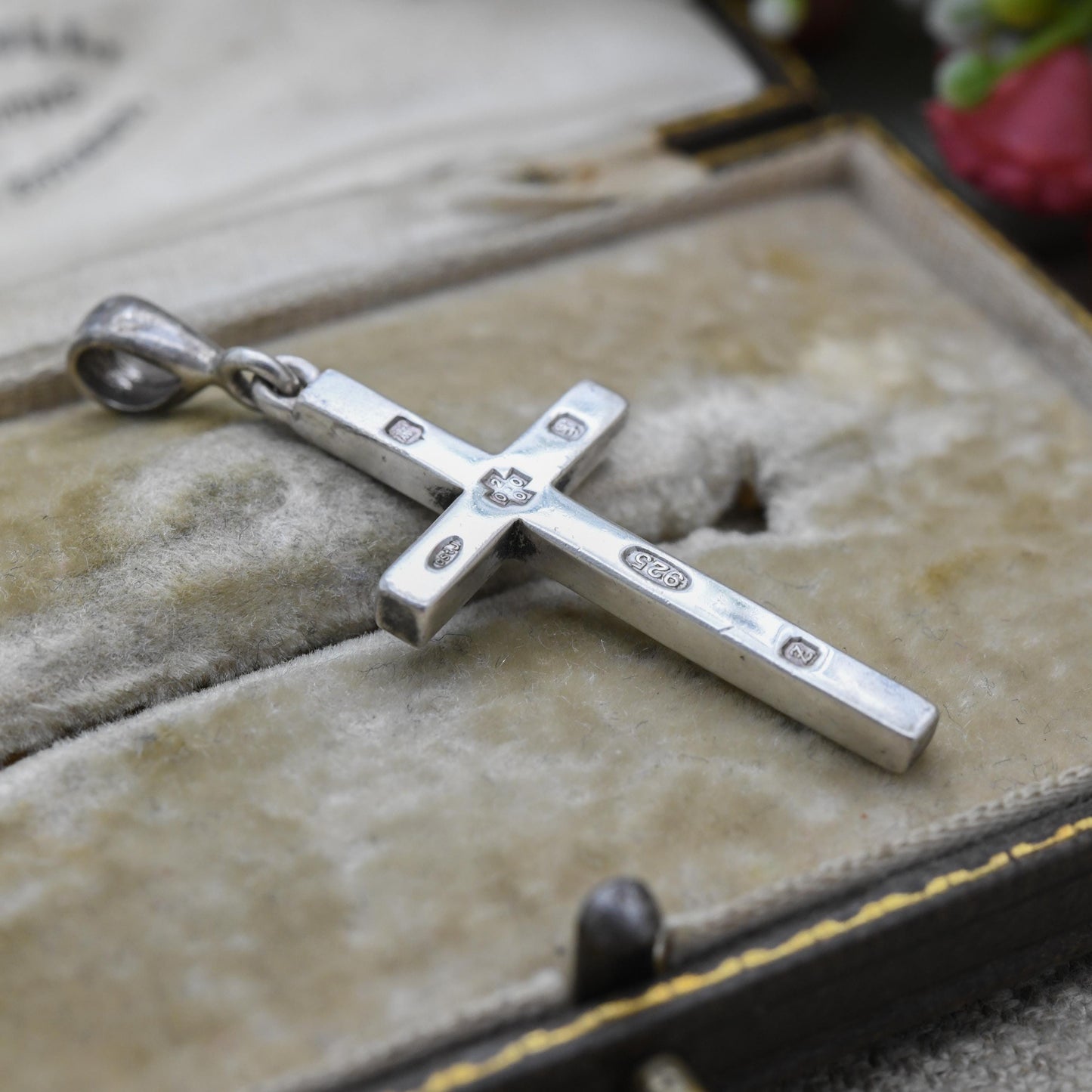 Vintage Sterling Silver Millennium Hallmark Cross Pendant 2000 - Scottish Christian St John | Religious Jewellery | Gift for Necklace