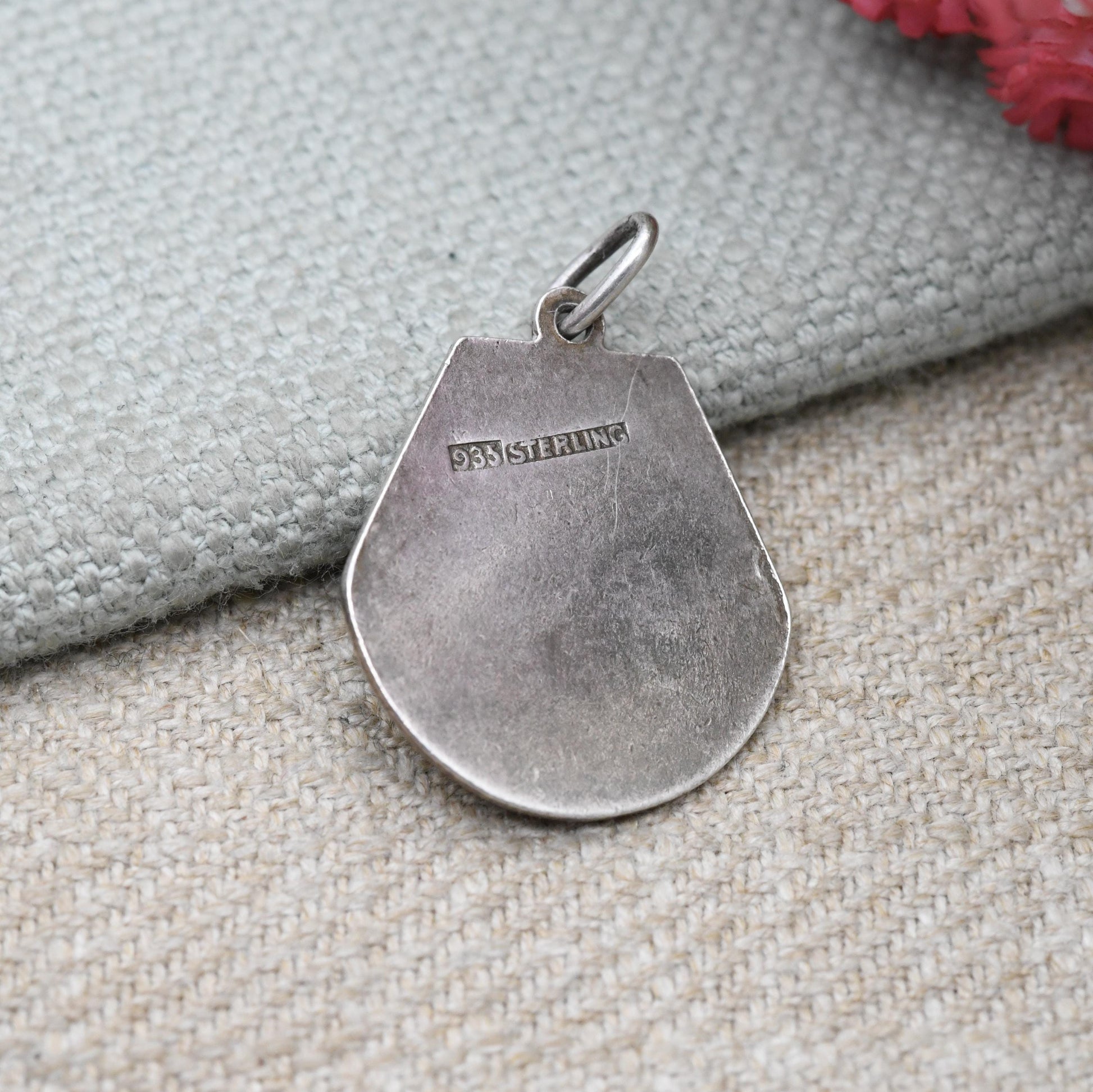 Vintage European Silver Clown Pendant - Circus Jewellery | Unusual Gift for Charm Bracelet Necklace